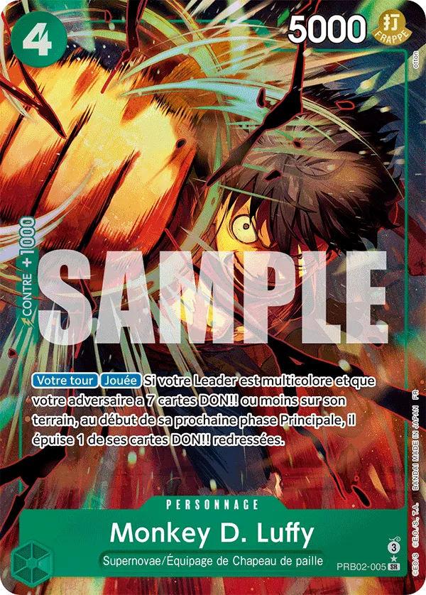 Monkey D.Luffy prb02-005