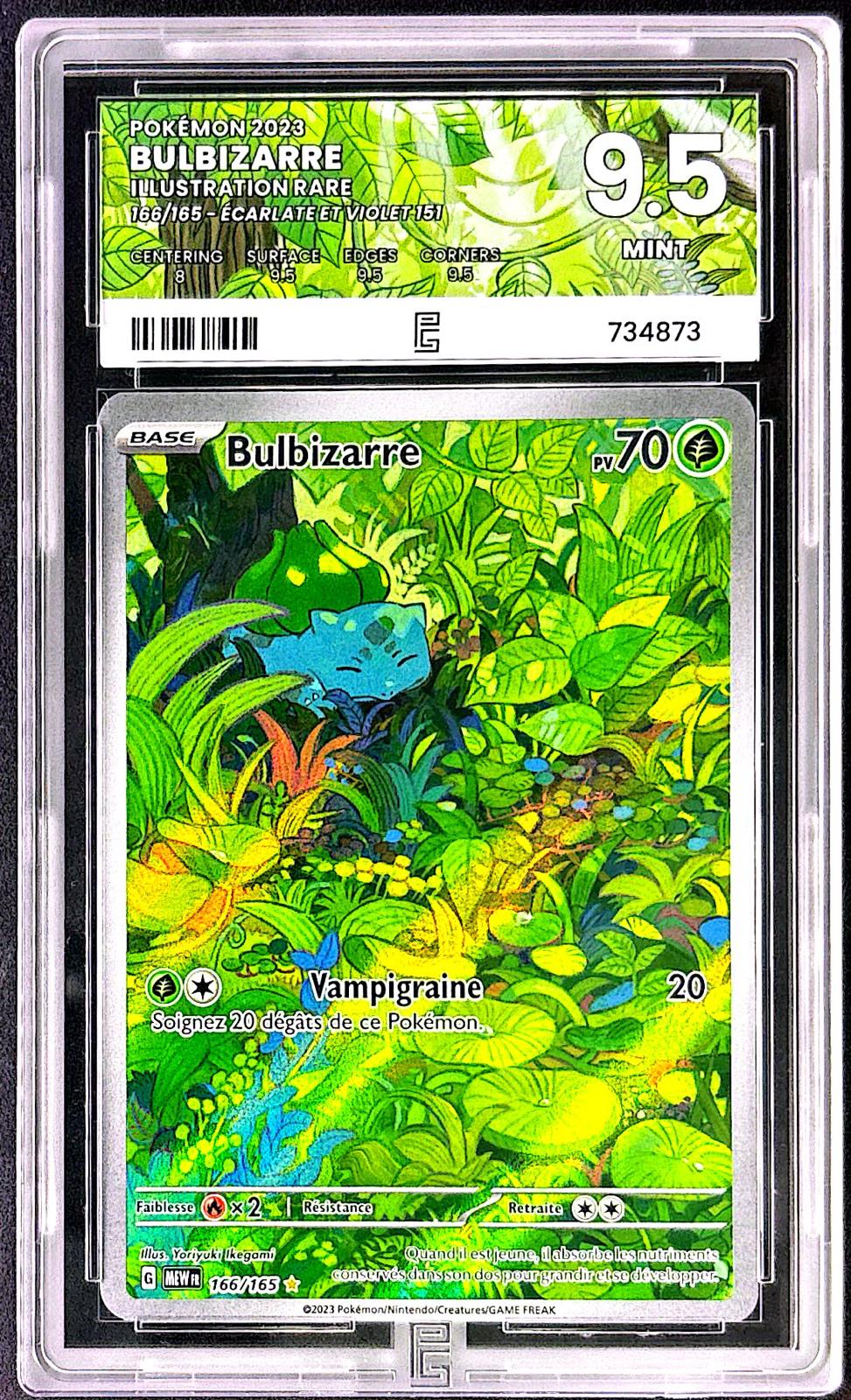Bulbizarre 166/165 – Pure Grading 9.5
