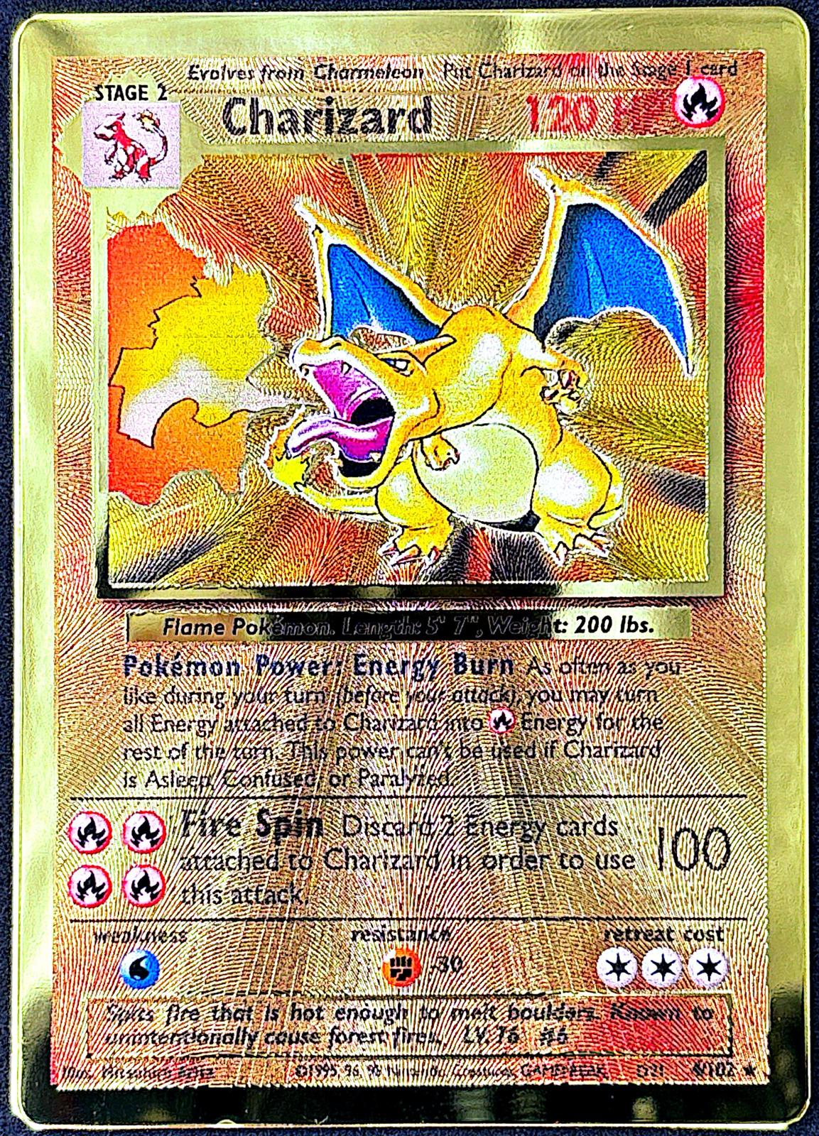 Charizard 4/100 GOLD Célébrations