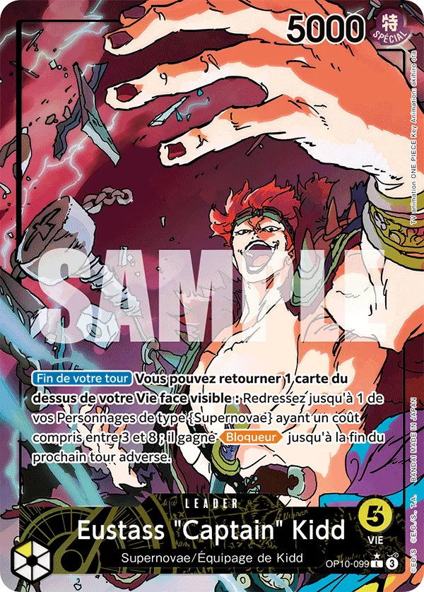 Eustass «Captain » Kidd OP10-099 | FR