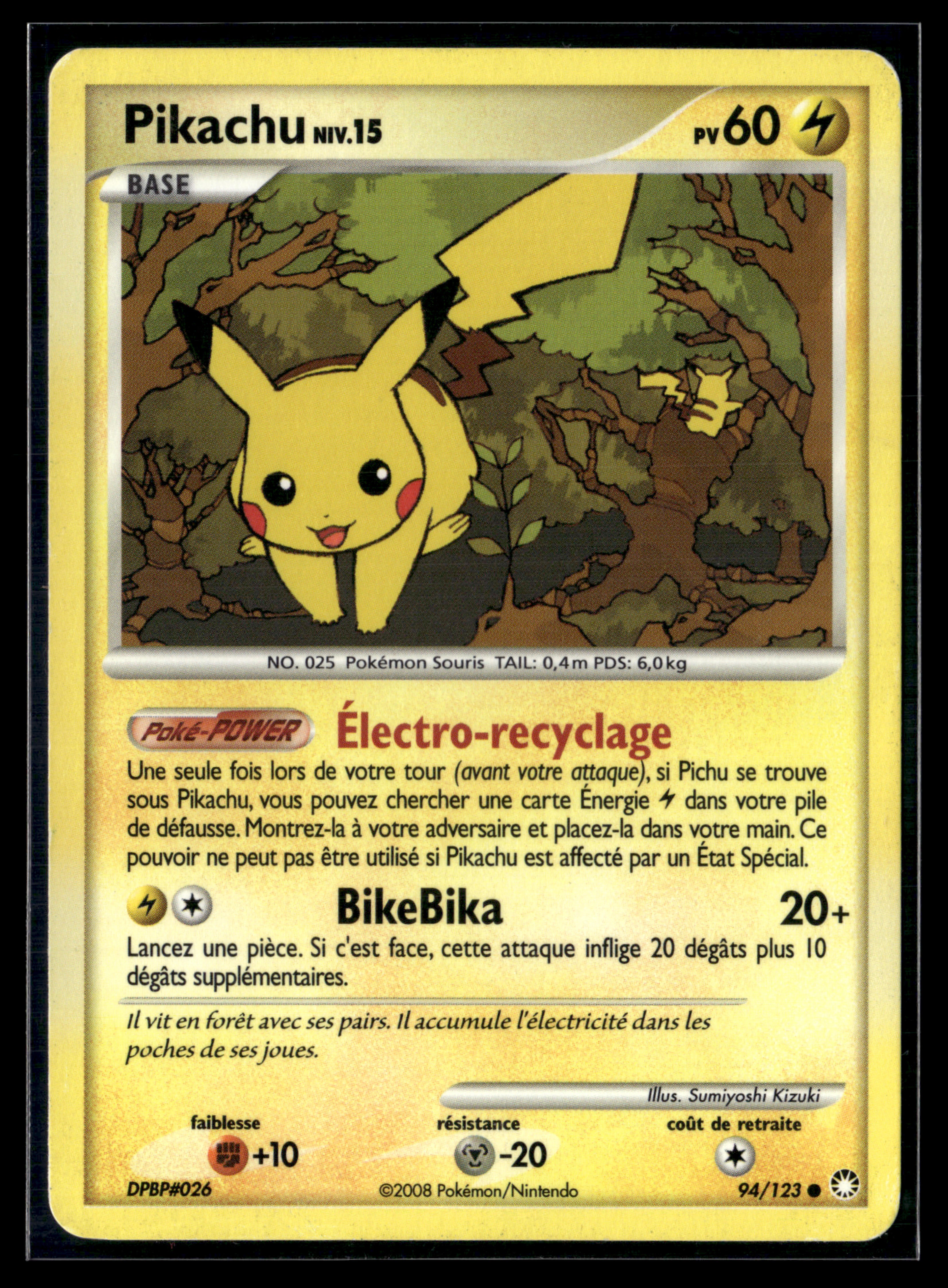 Pikachu 94/123 Trésors mystèrieux | EXC+