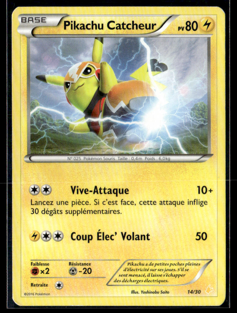 Pikachu Catcheur 14/30 | EXC+