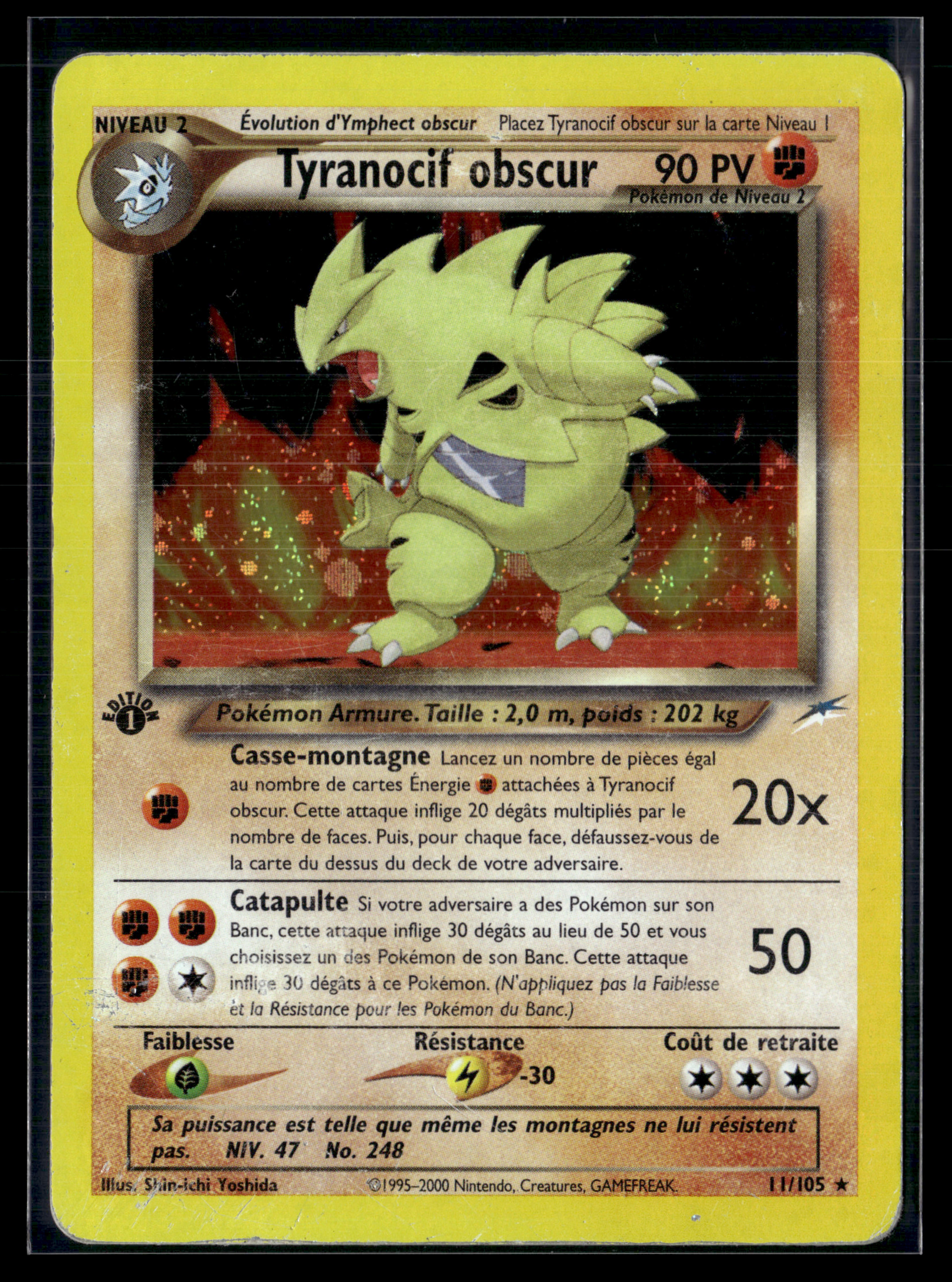 Tyranocif Obscur ED1 11/105 - Neo Destiny - TBE+