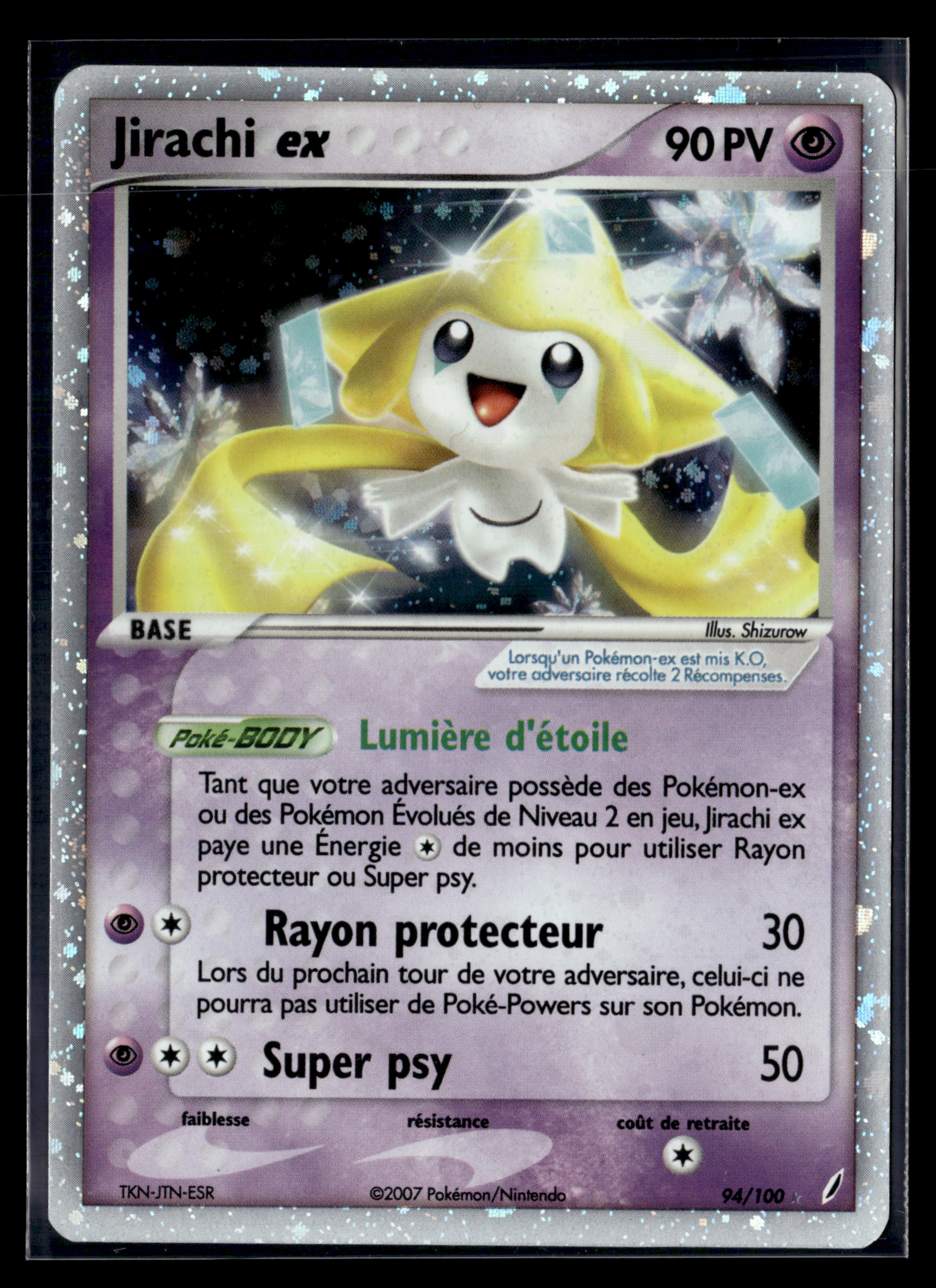 Jirachi 94/100 Gardien de cristal – EXC+