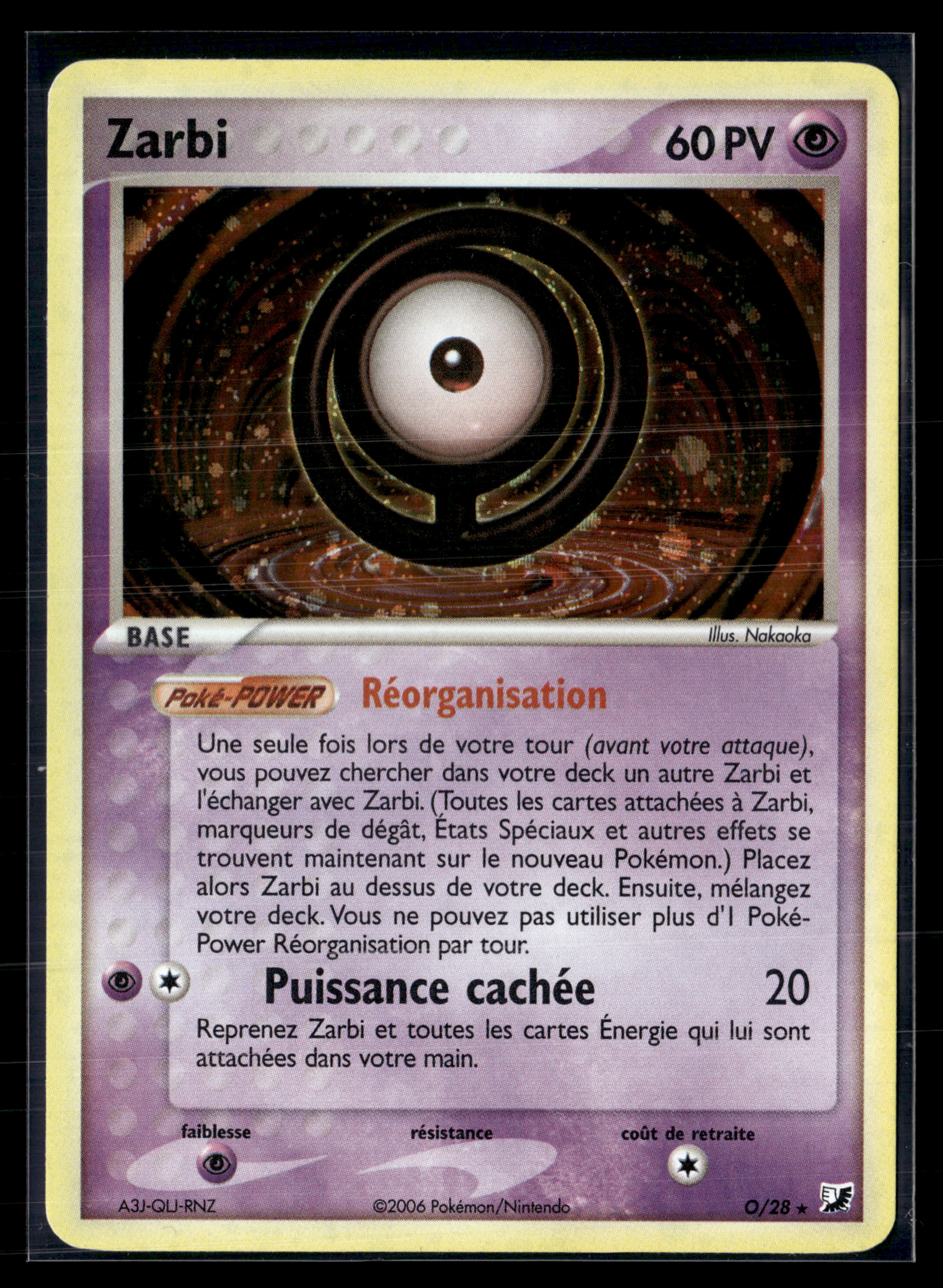 Zarbi O O/28 - Forces cachées - MINT