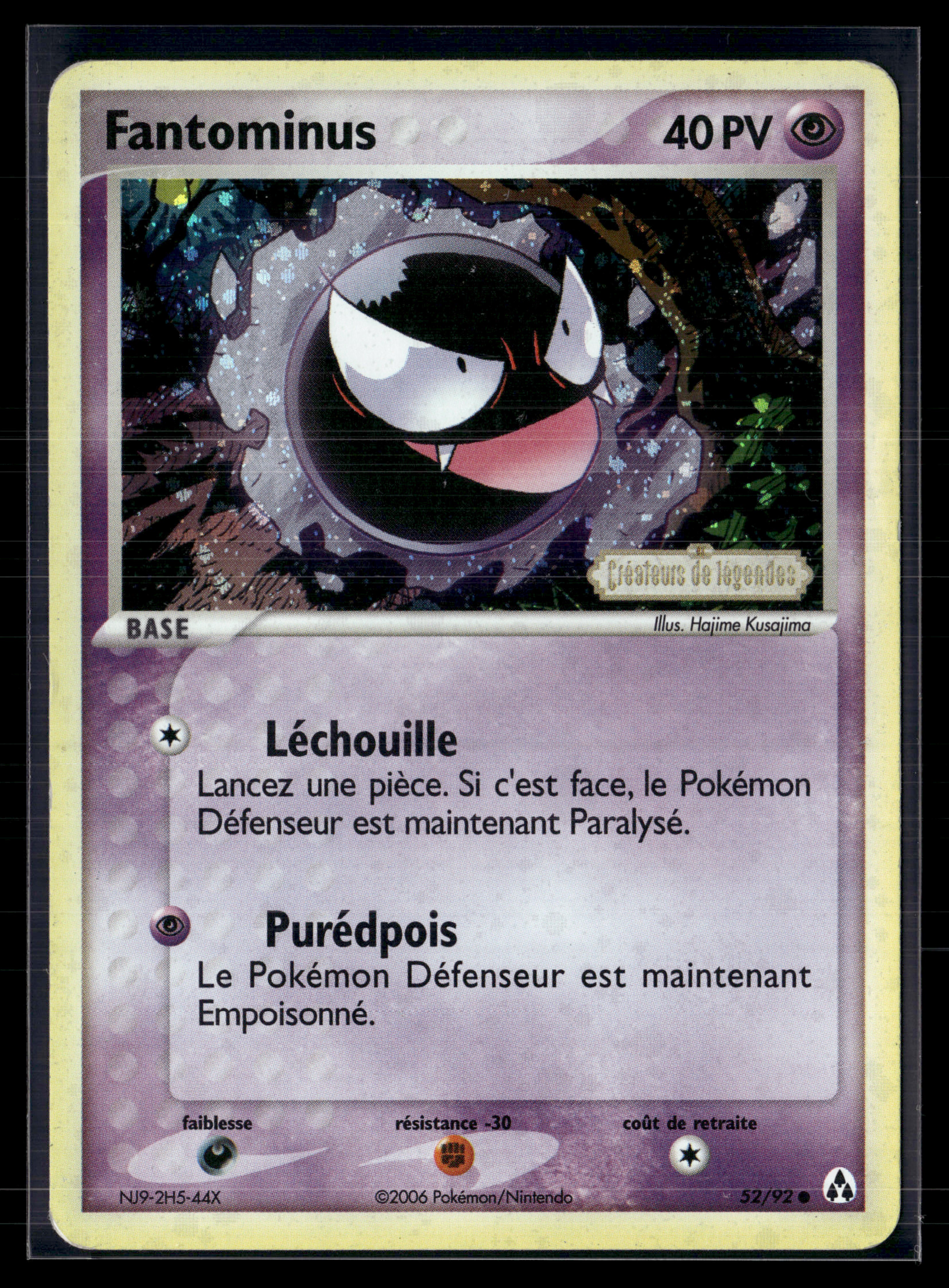 Fantominus 52/92 - Créateurs de légendes - TBE+