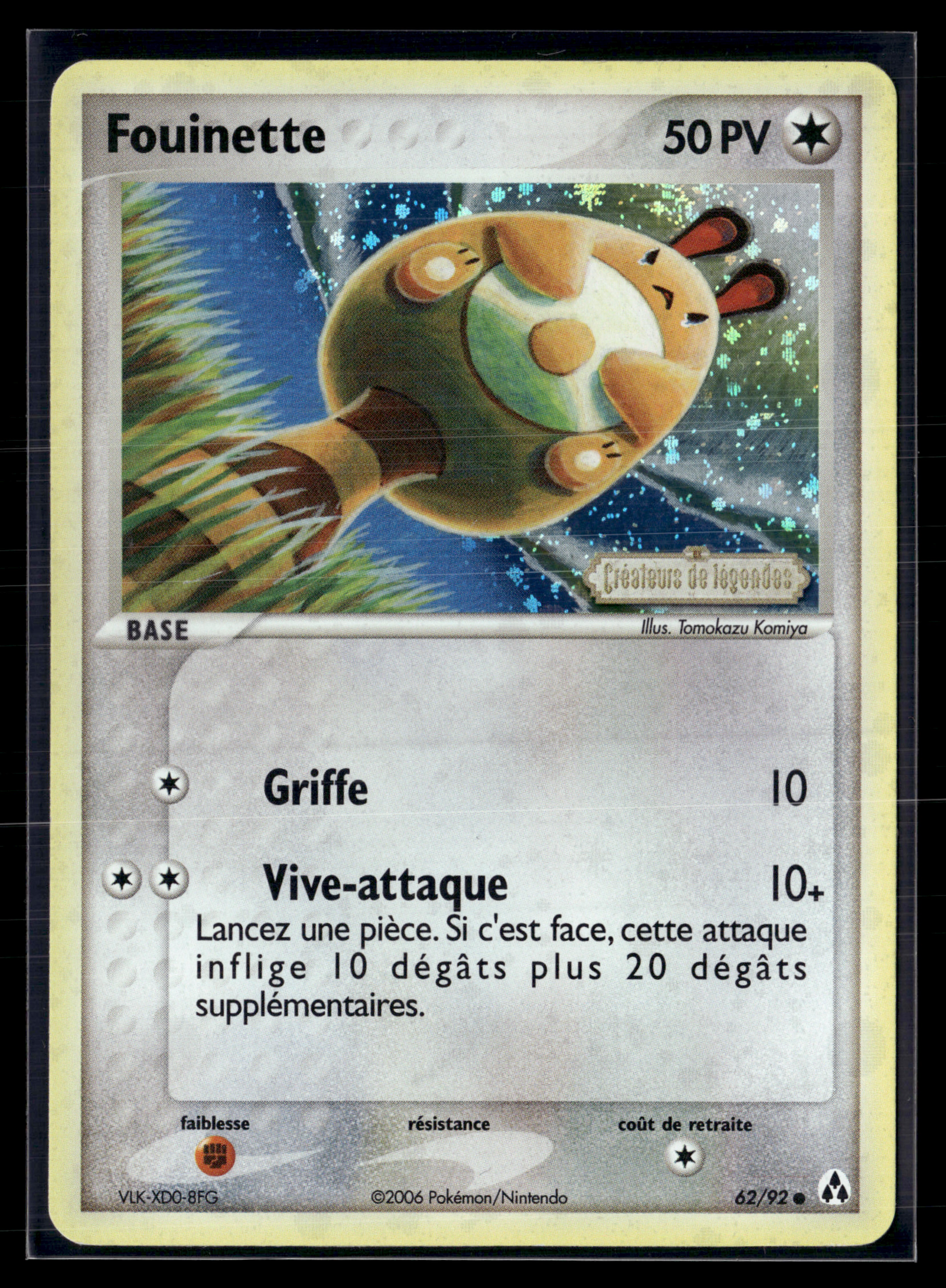Fouinette 62/92 - Créateurs de légendes - EXC+