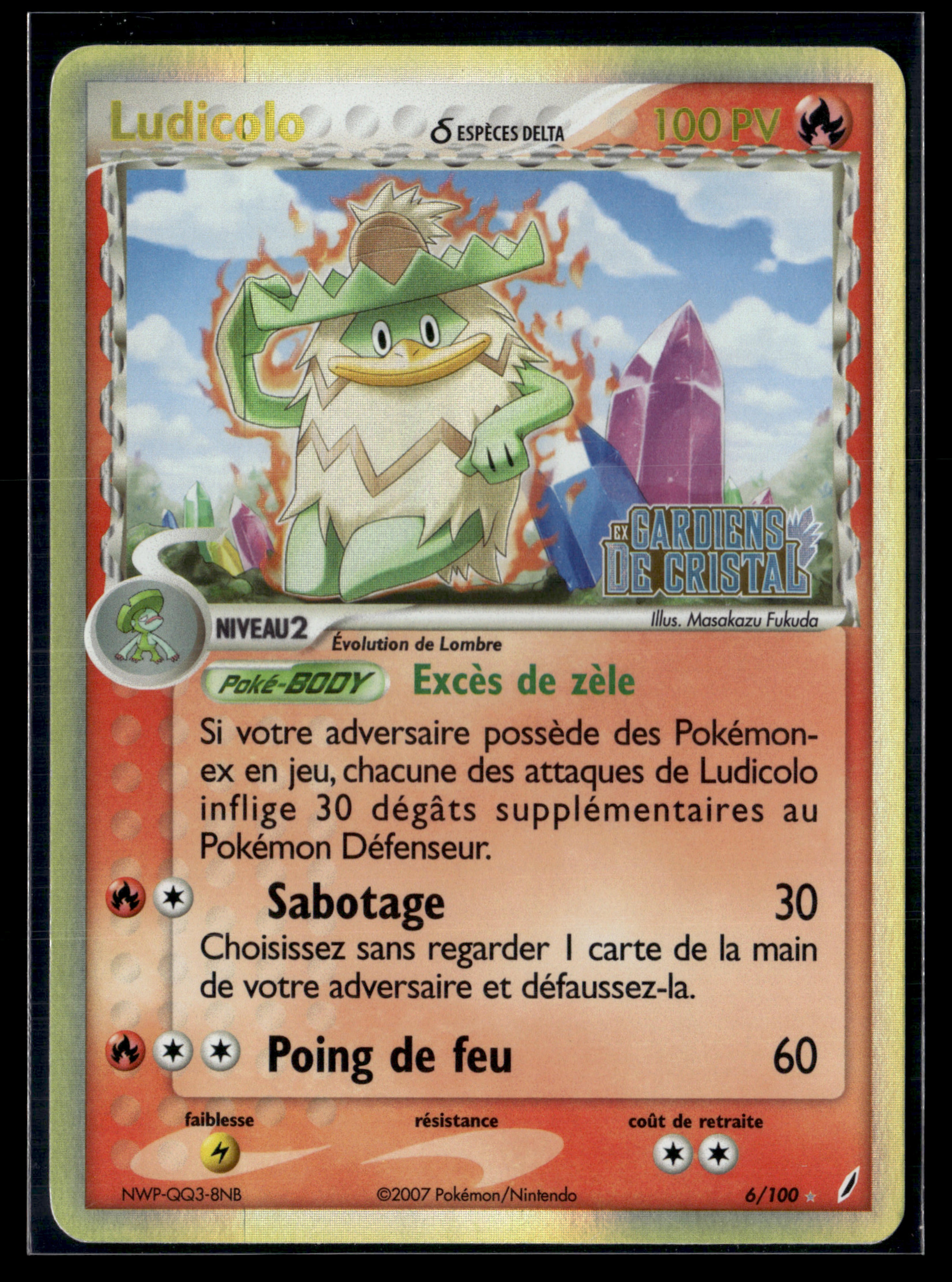 Ludicolo 6/100 Gardien de cristal – NM