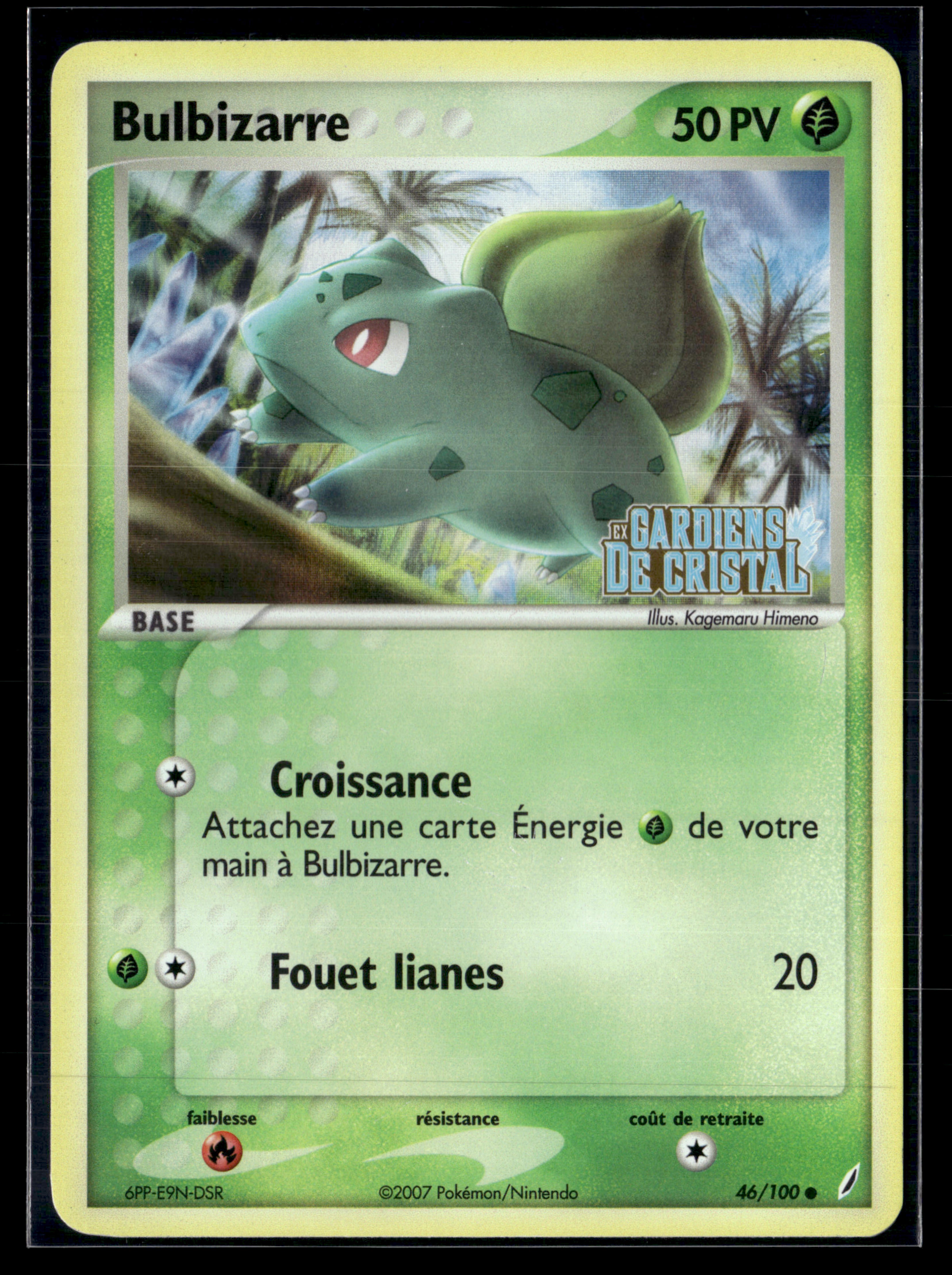 Bulbizarre 46/100 Gardiens de cristal - EXC+