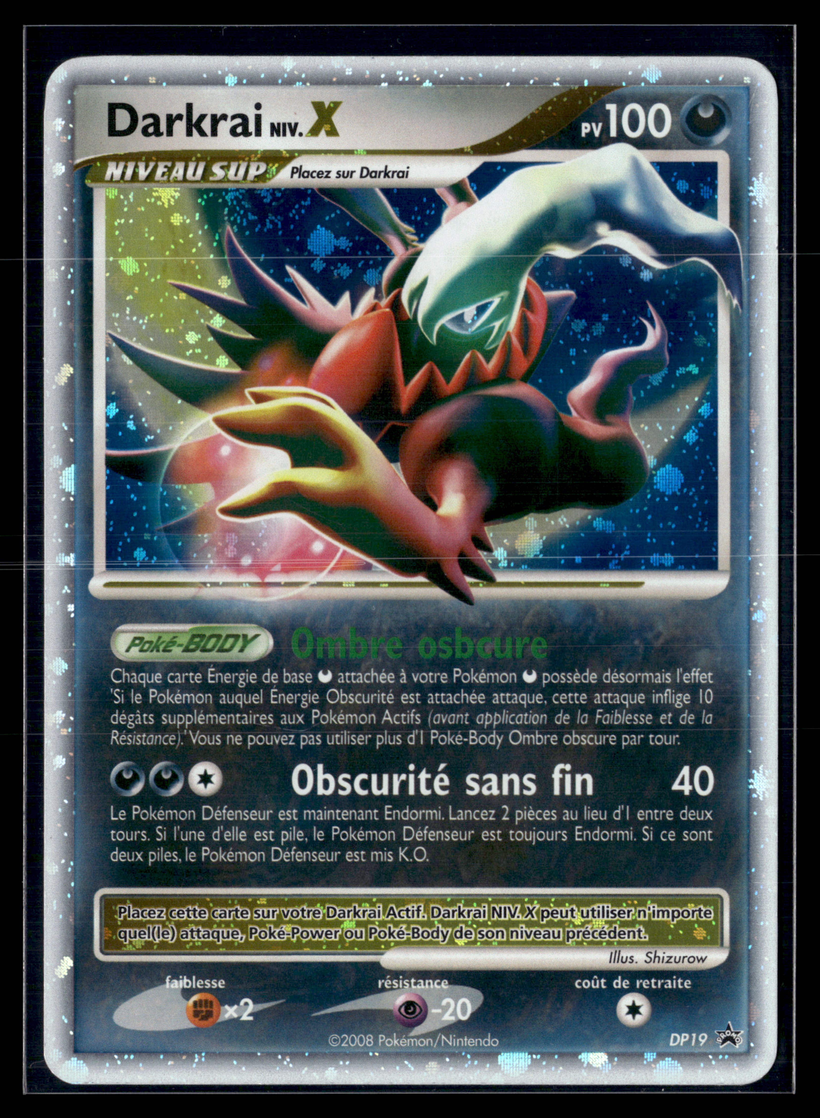 Darkrai promo Black star DP19 – EXC+