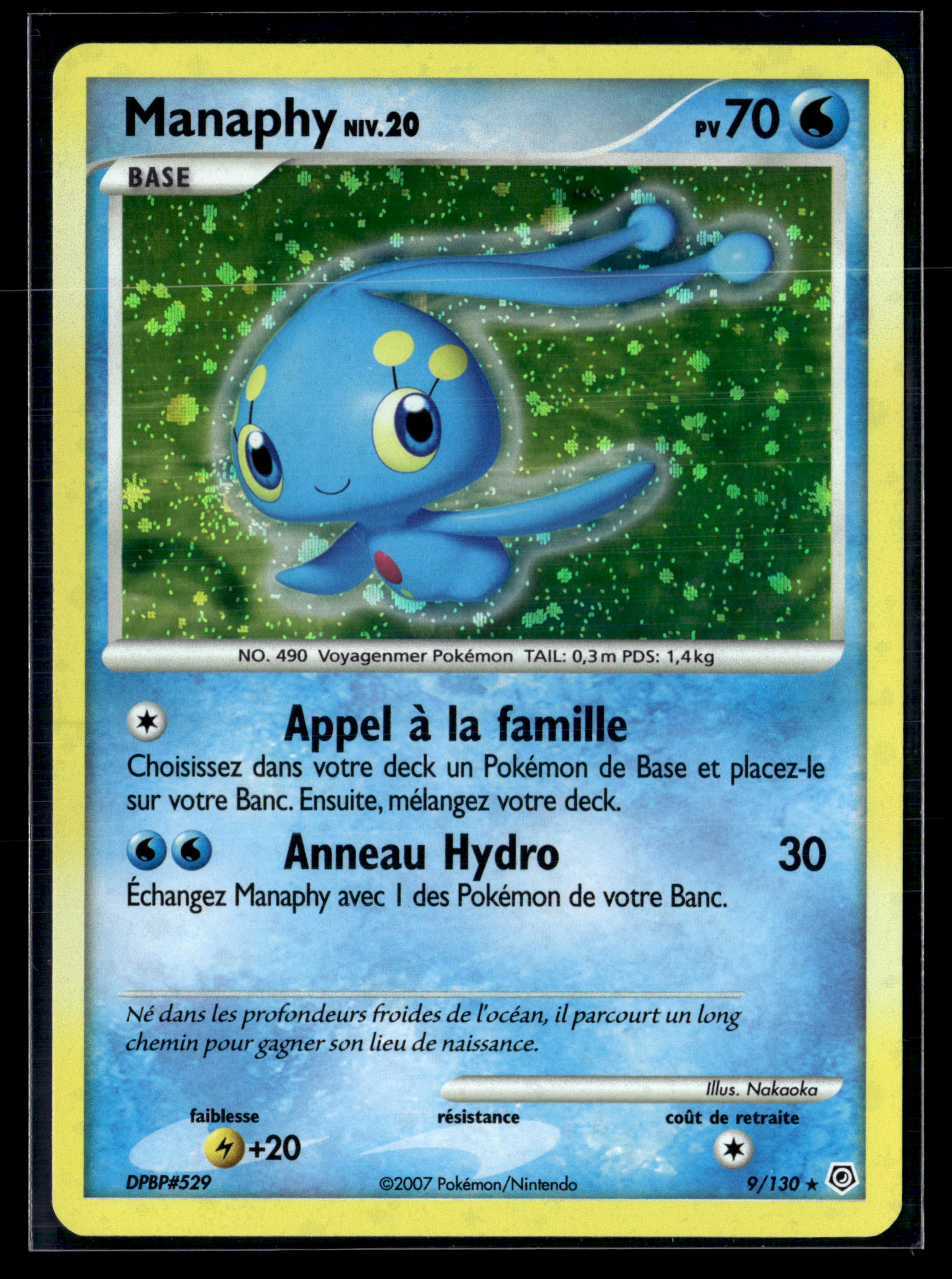 Manaphy 9/130 Diamant et perle – EXC+