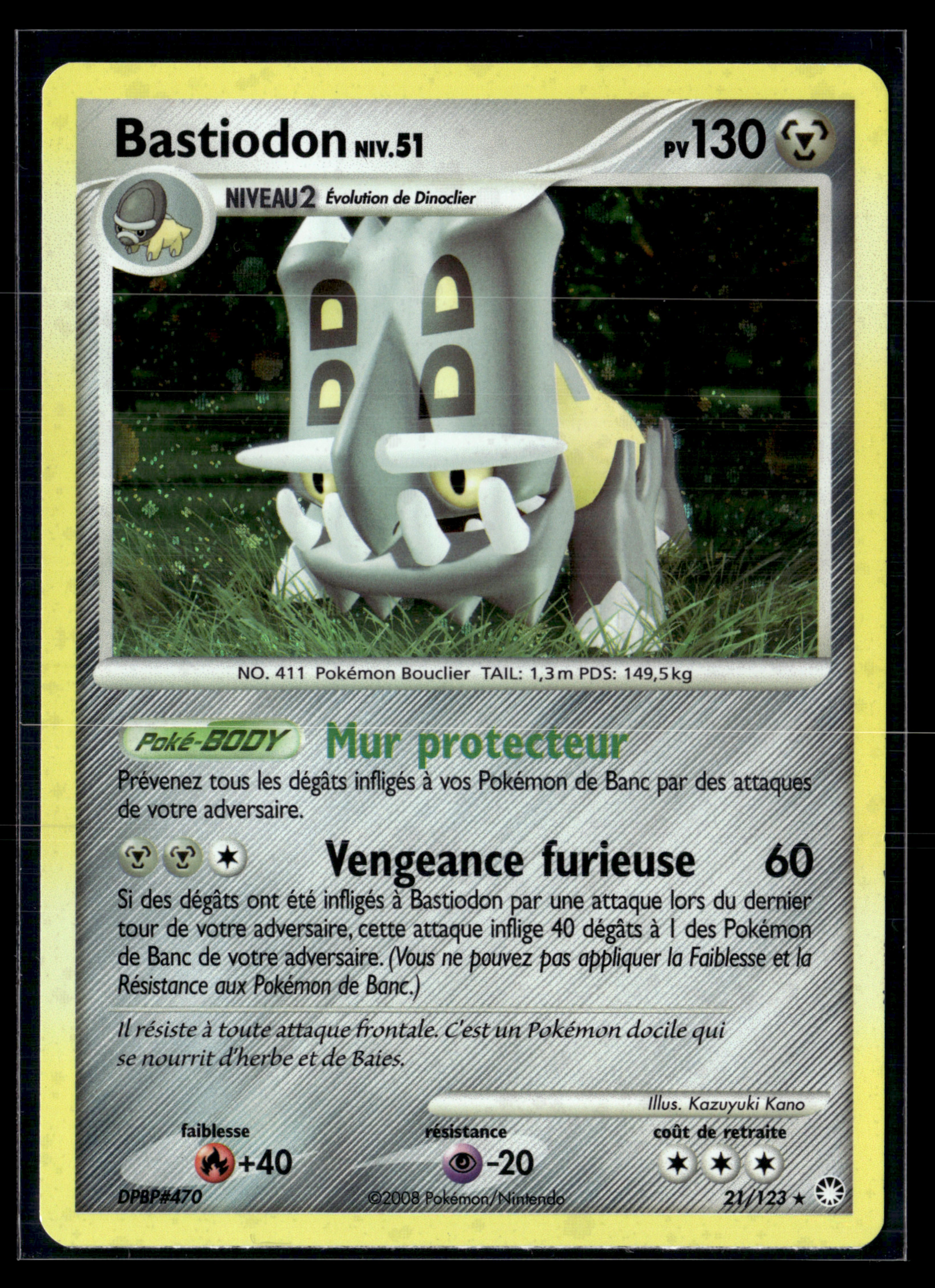 Bastiodon 21/123 - Trésors Mystérieux - NM
