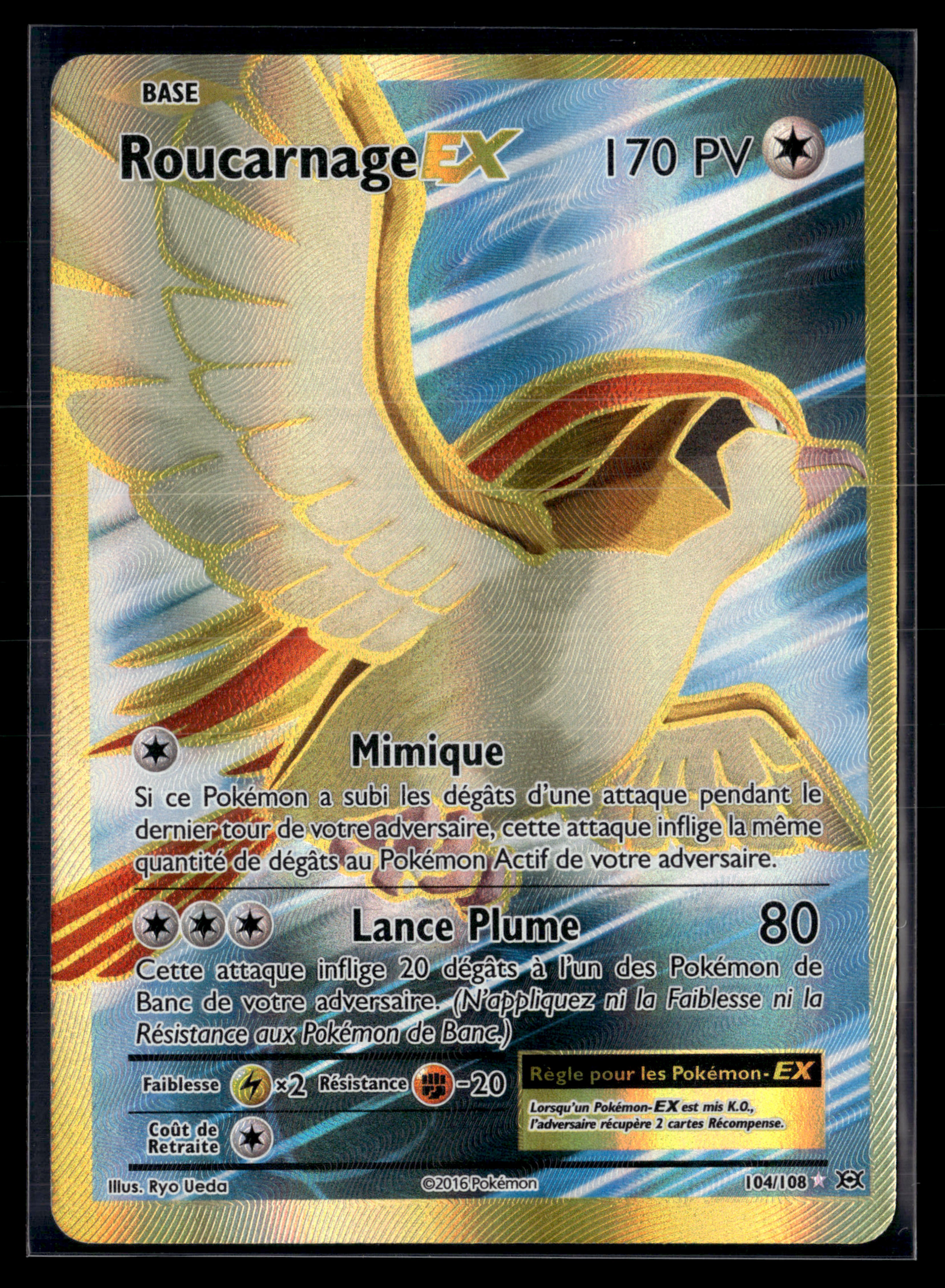 Roucarnage 104/108 XY évolutions – NM