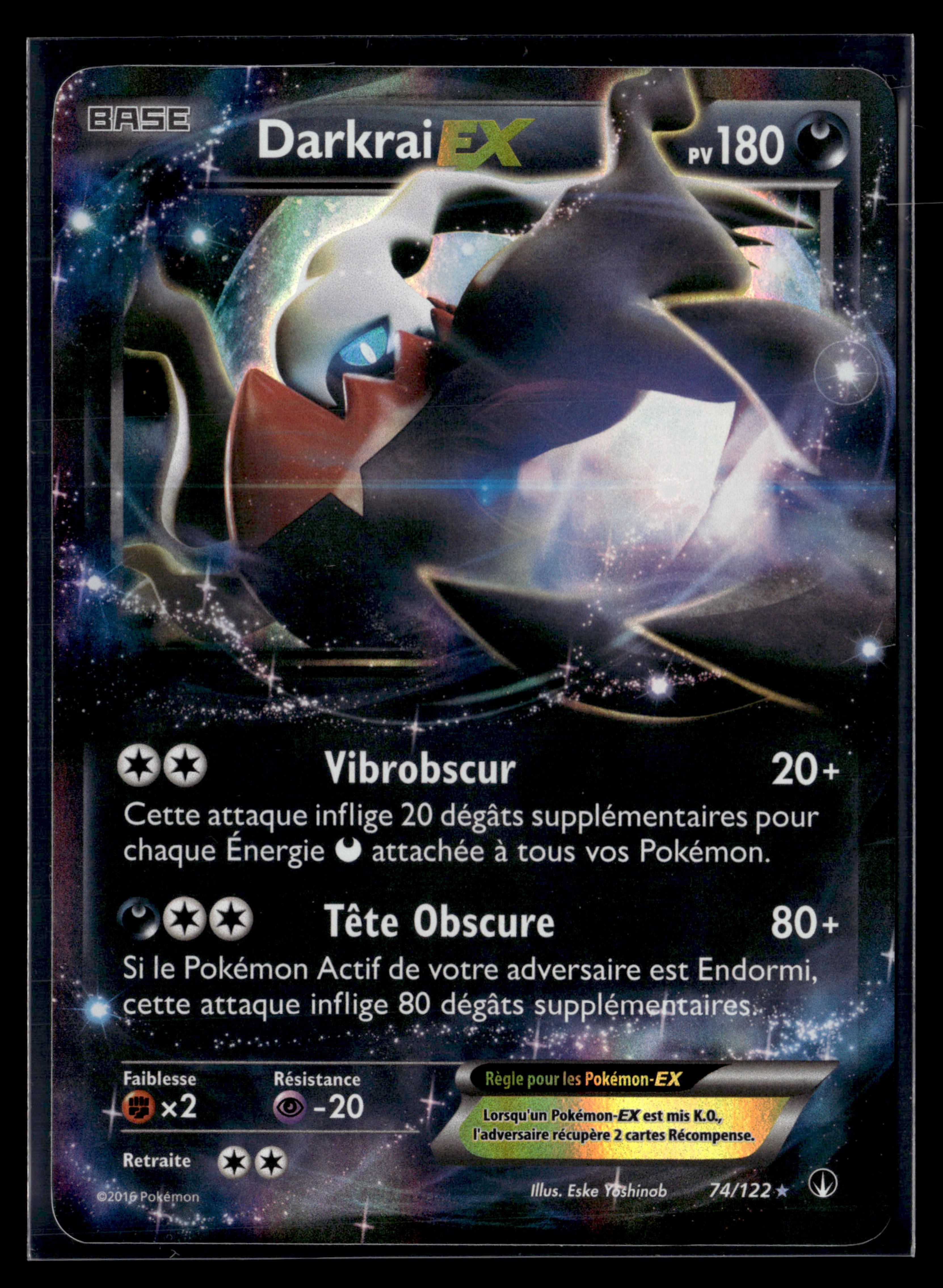 Darkrai EX 74/122 - Rupture Turbo - MINT