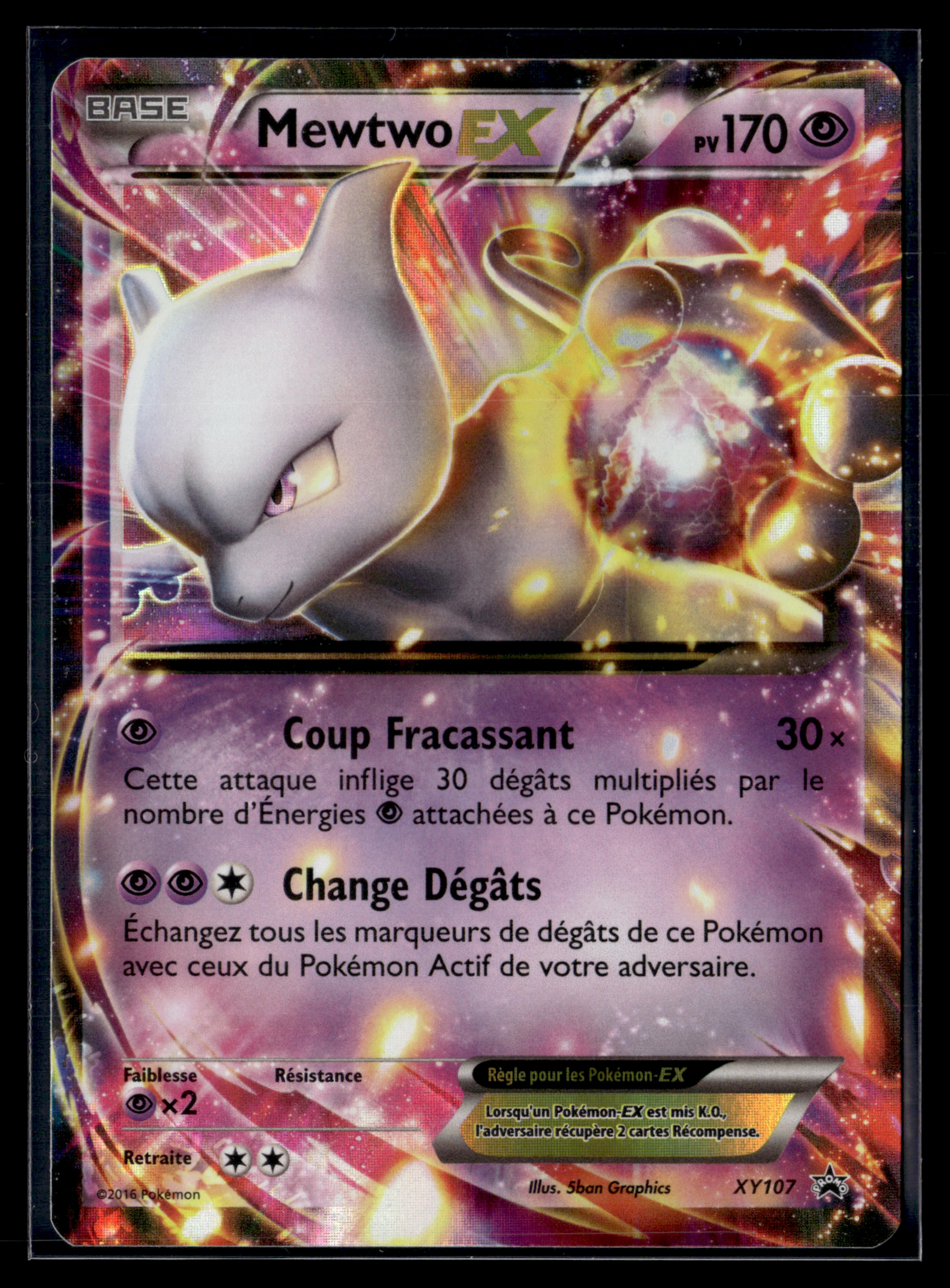 Mewtwo EX XY107 - Promo XY - MINT
