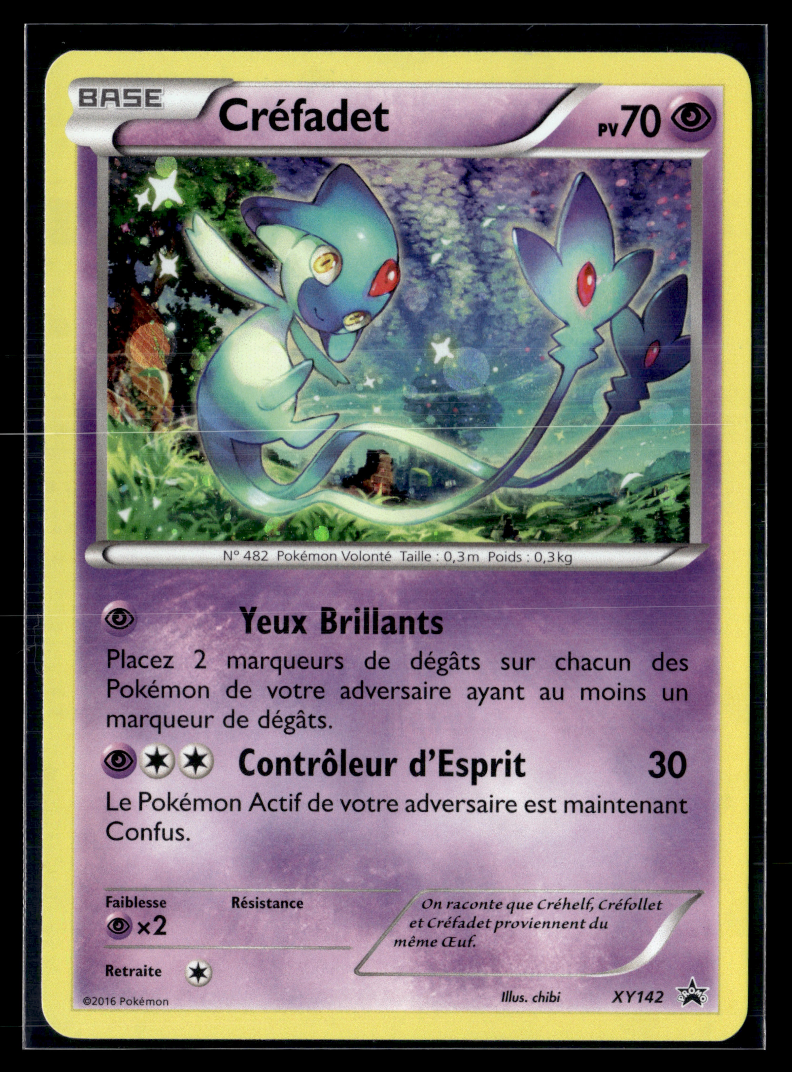 Crefadet XY142 promo black star – NM