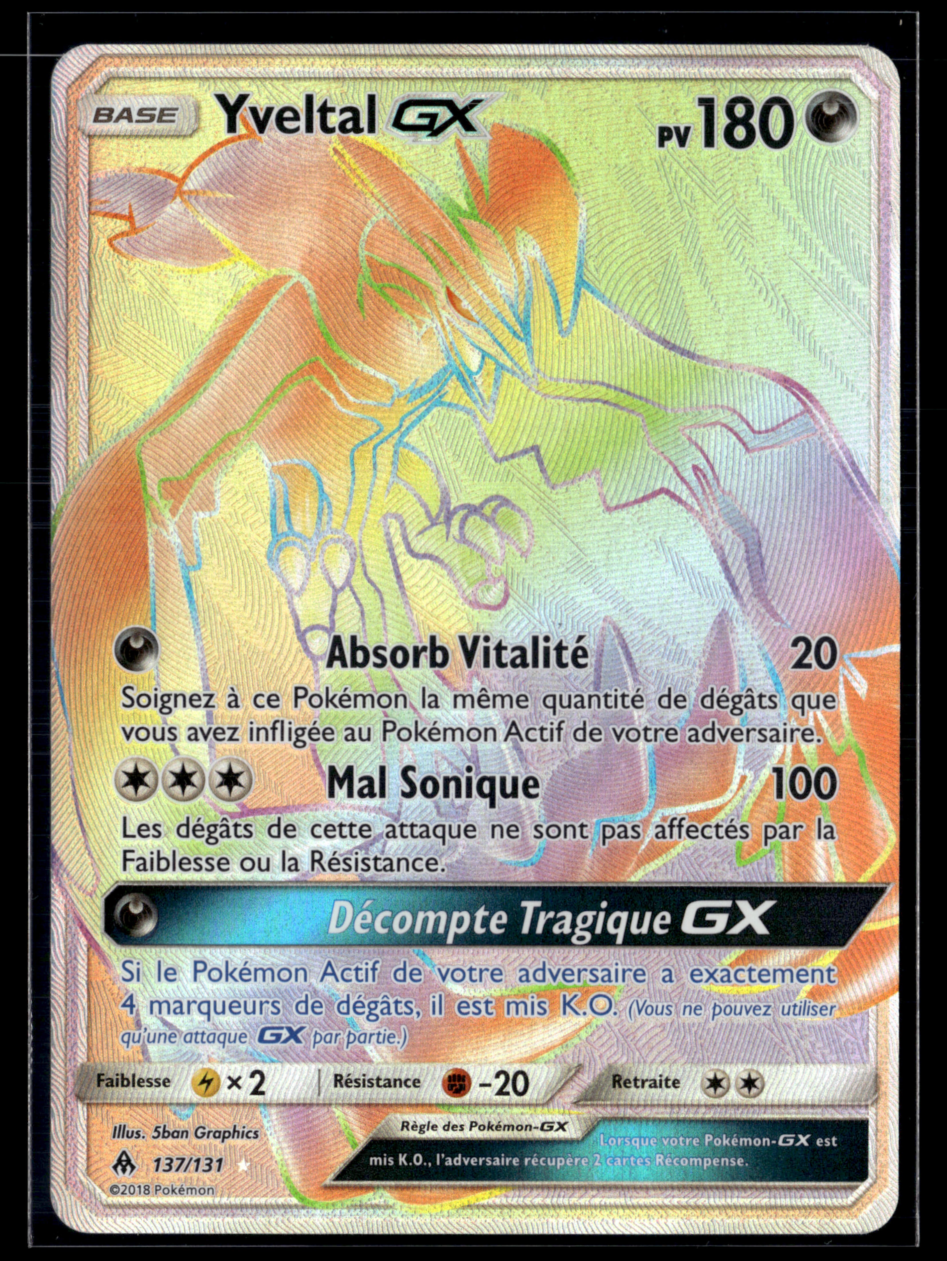 Yveltal 137/131 – Lumière interdite – MINT