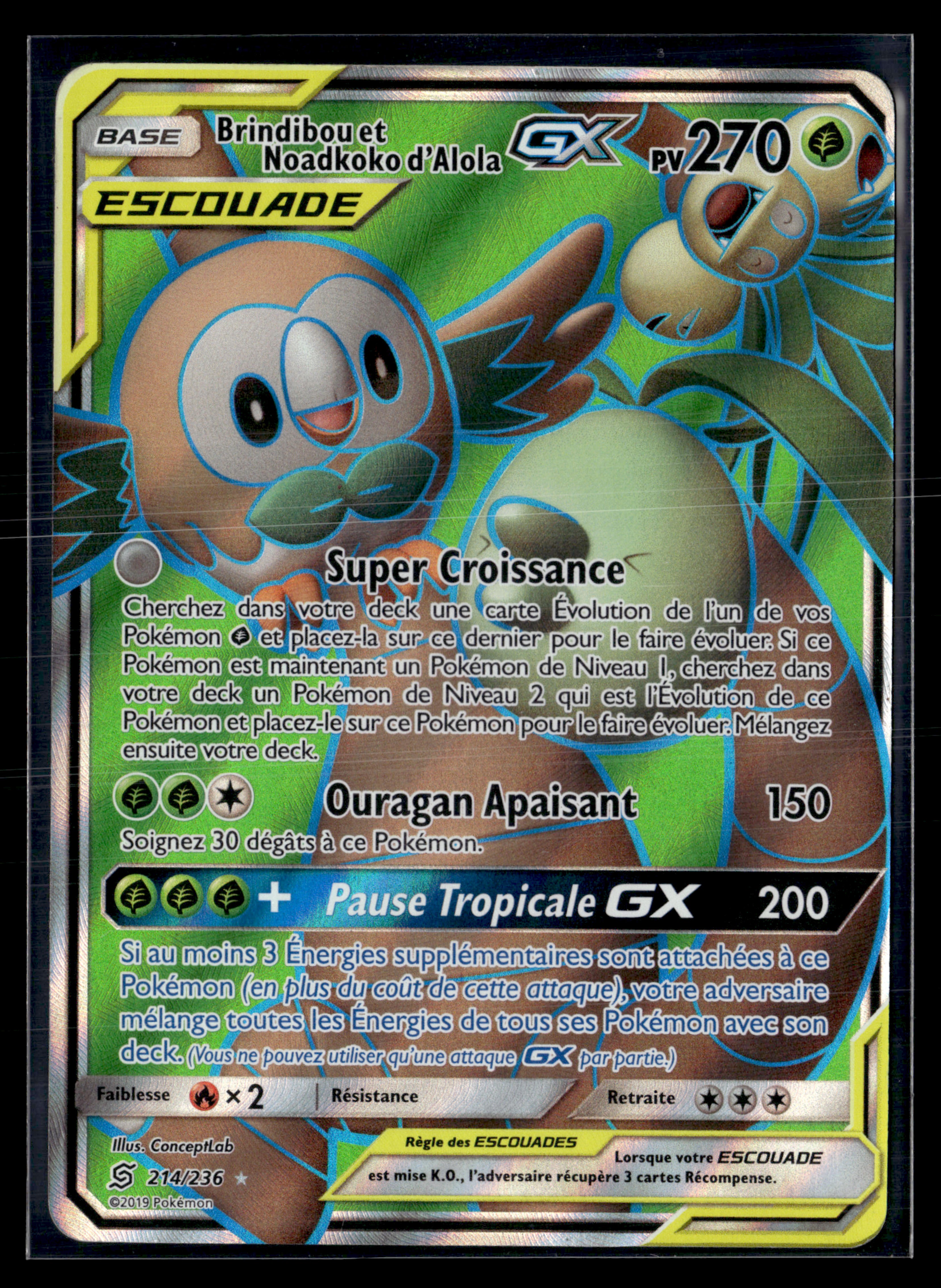 Brindibou et Noadkoko d’Alola GX 214/236 - Harmonie des Esprits - EXC+