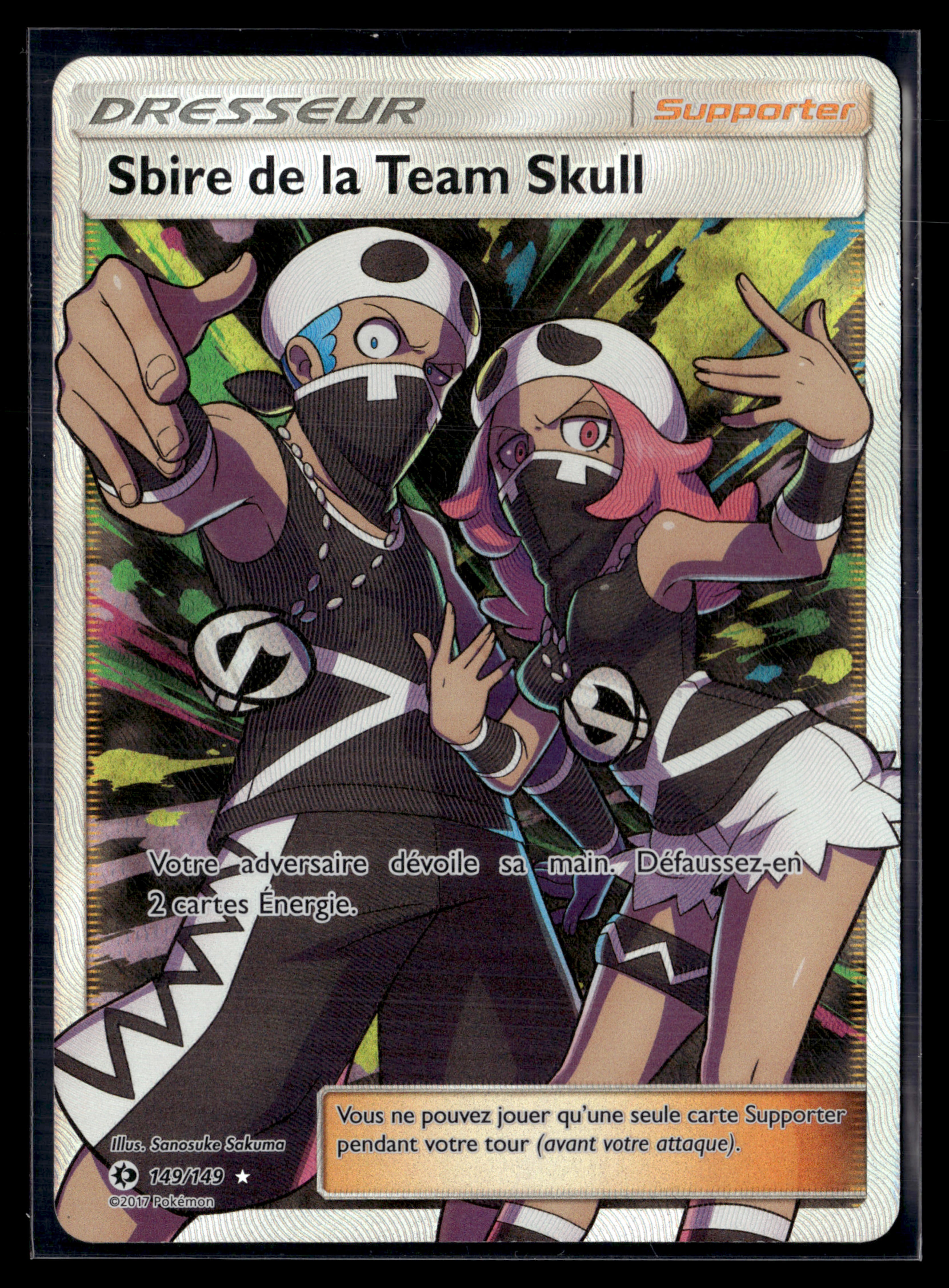 Sbire de la Team Skull 149/149 - Soleil et Lune - NM