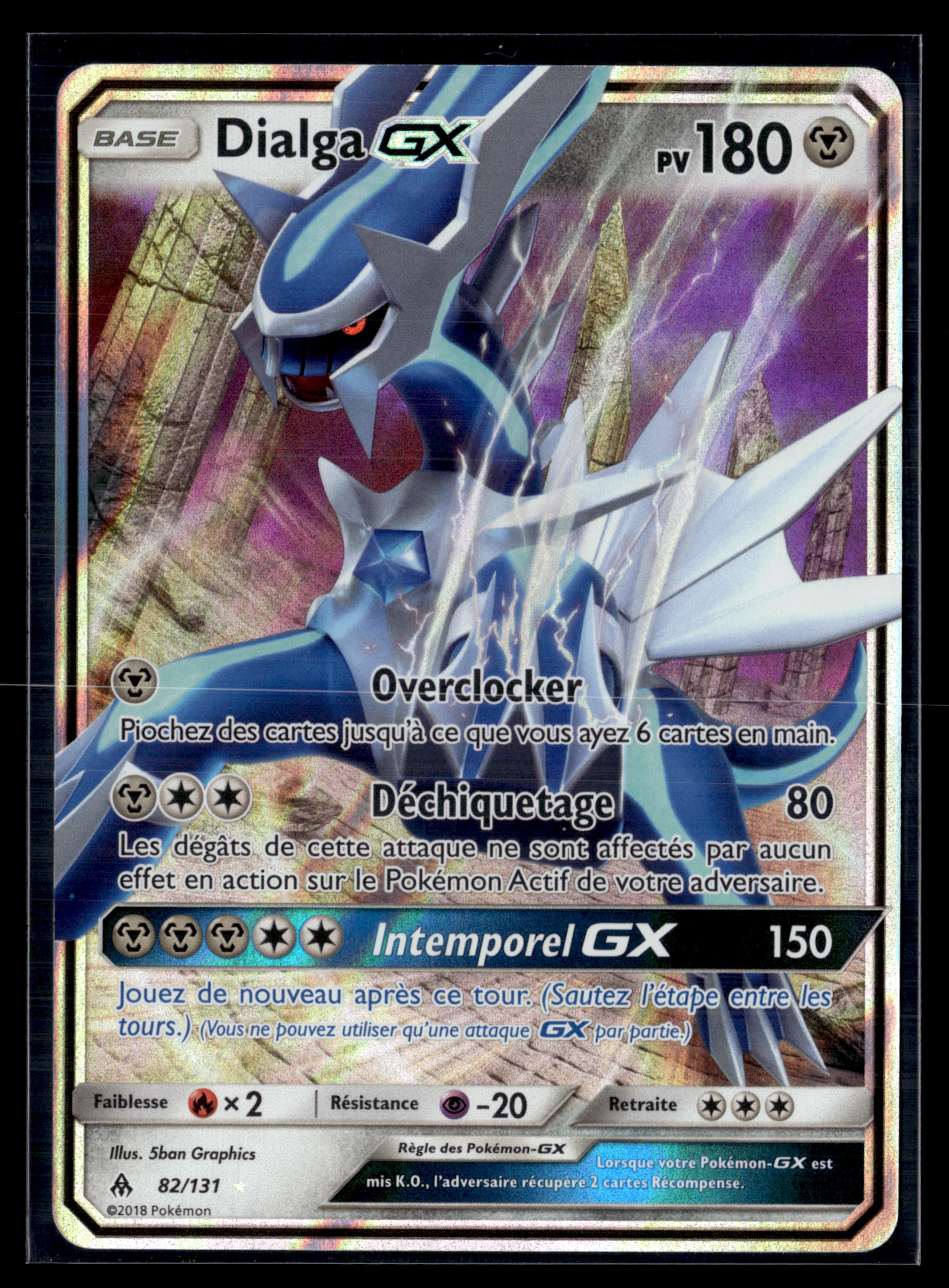 Dialga 82/131 Lumière interdite – MINT