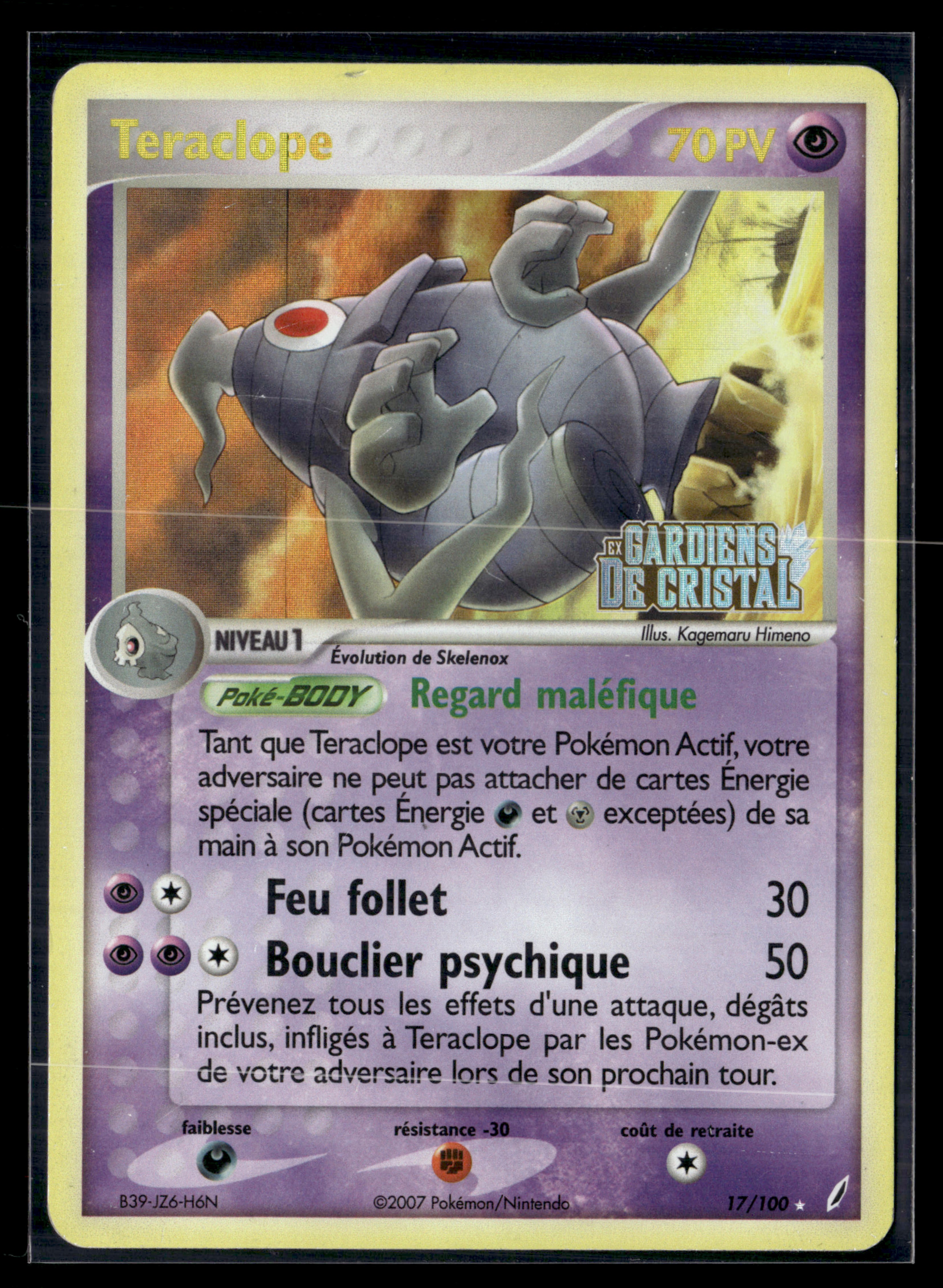 Teraclope 17/100 gardiens de Cristal | TBE+