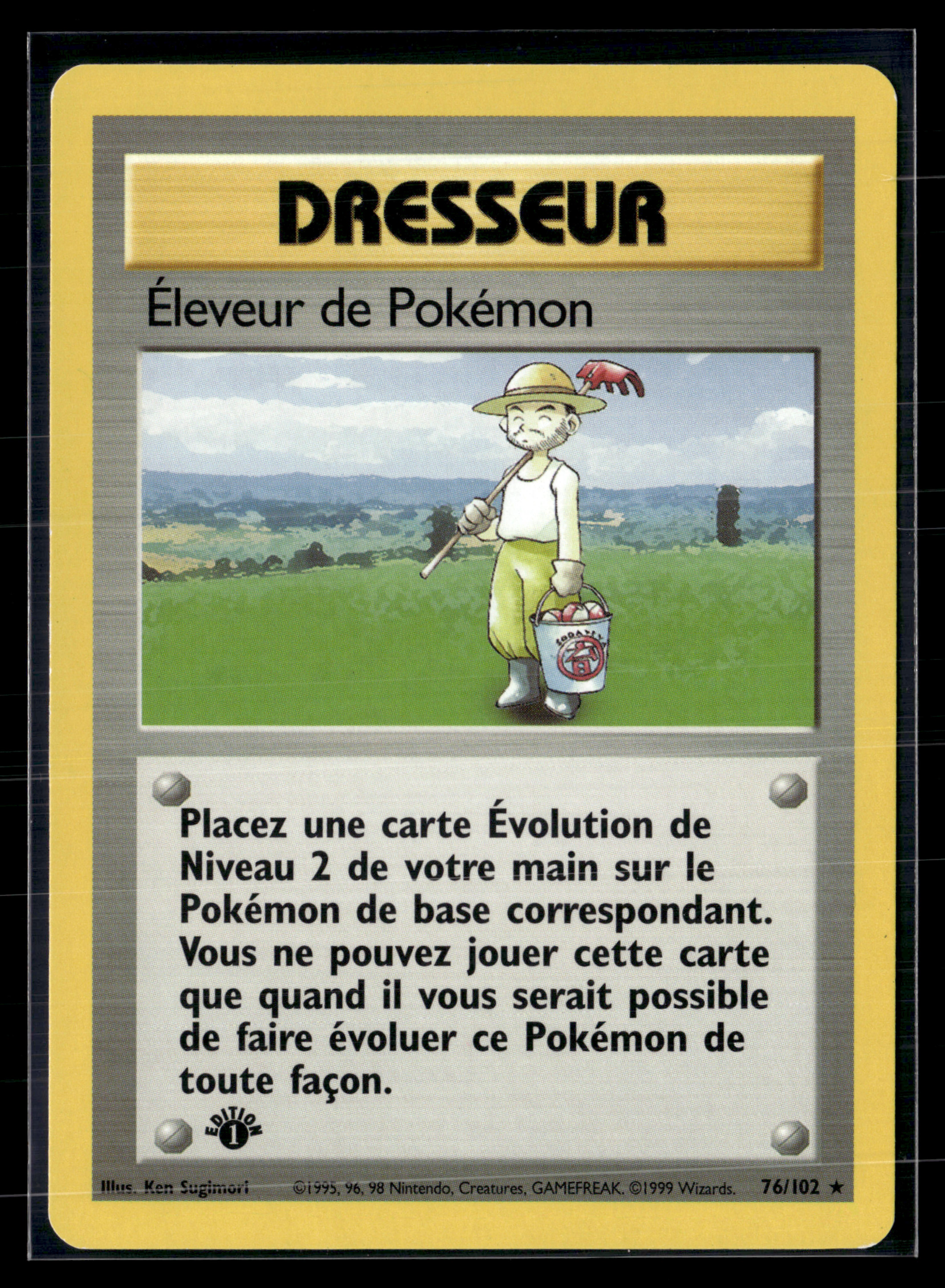Éleveur de Pokémon 76/102 Set de base ED1 – EXC+
