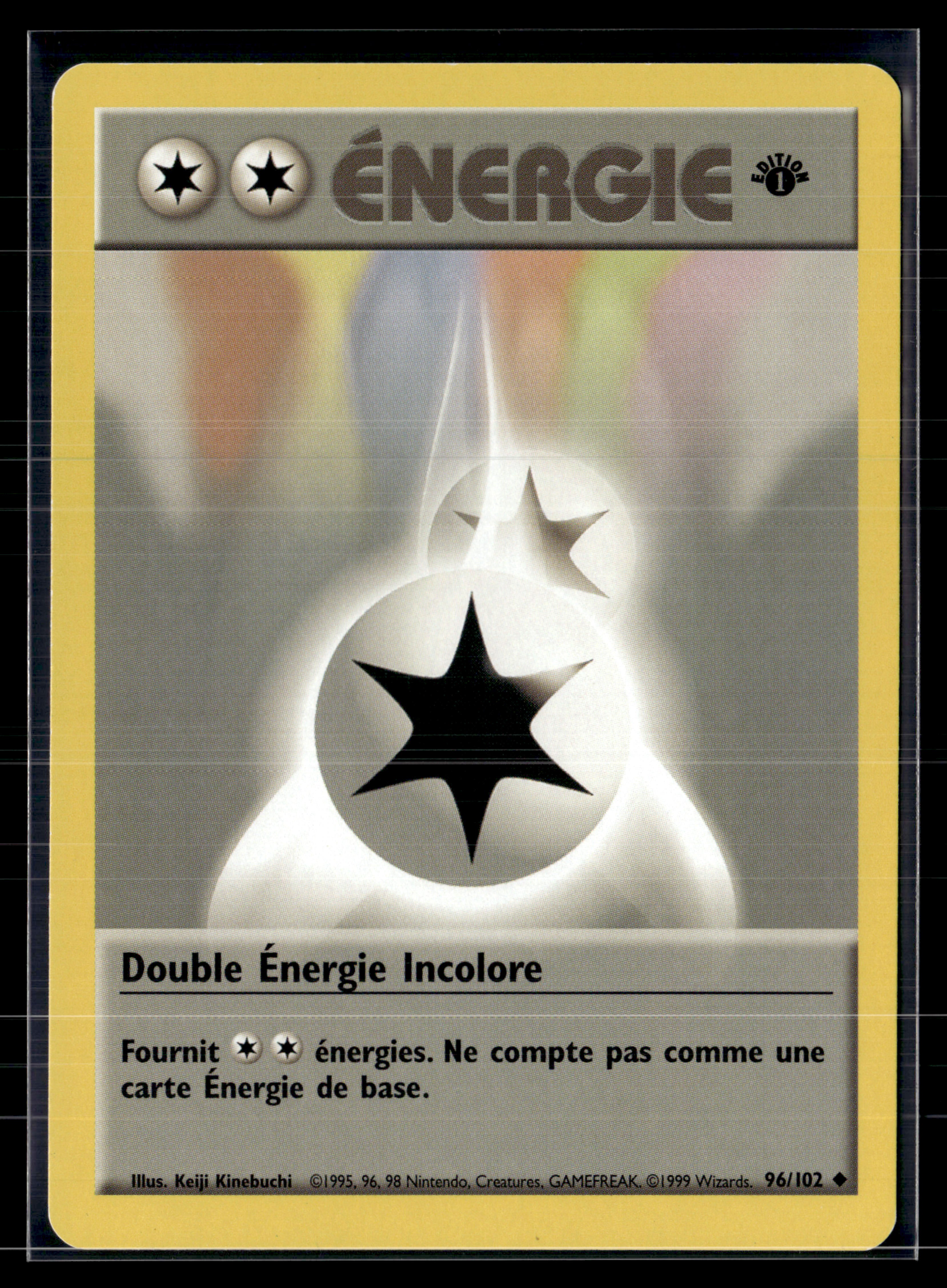 Double Énergie Incolore 96/102 Set de base ED1 – NM