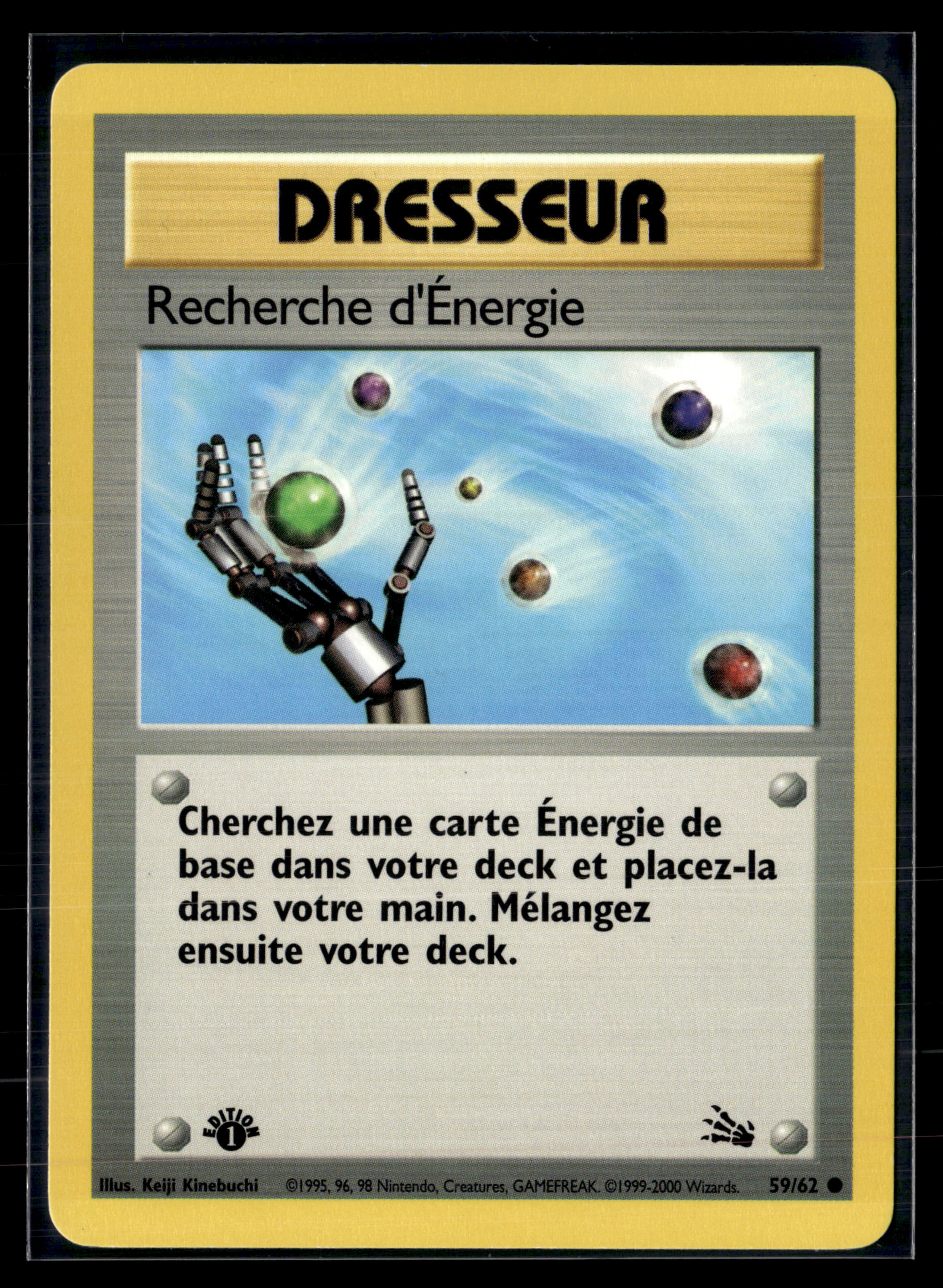 Recherche d'Énergie 59/62 Fossile Ed1 – NM
