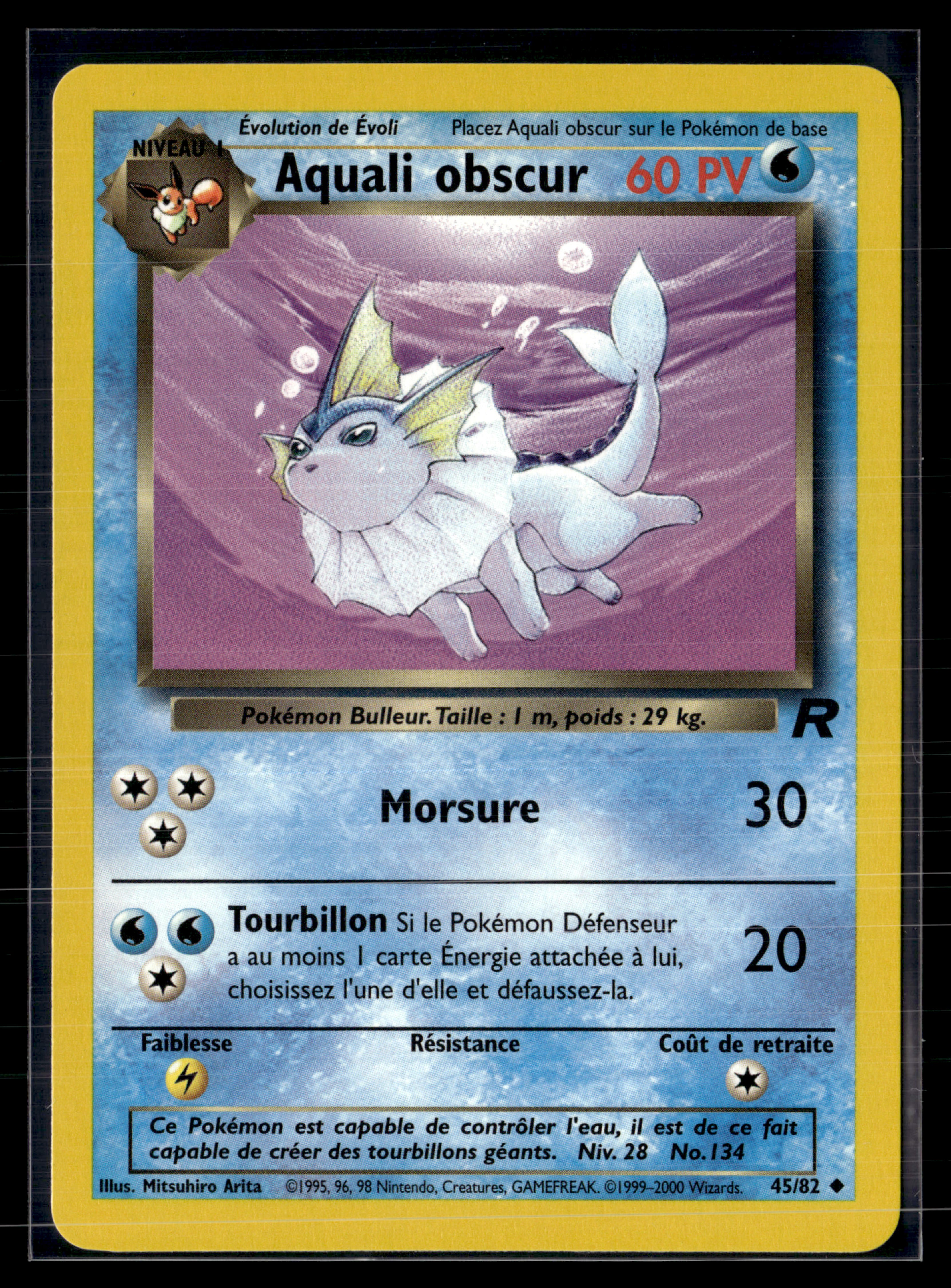 Aquali obscur 45/82 - Team Rocket - NM
