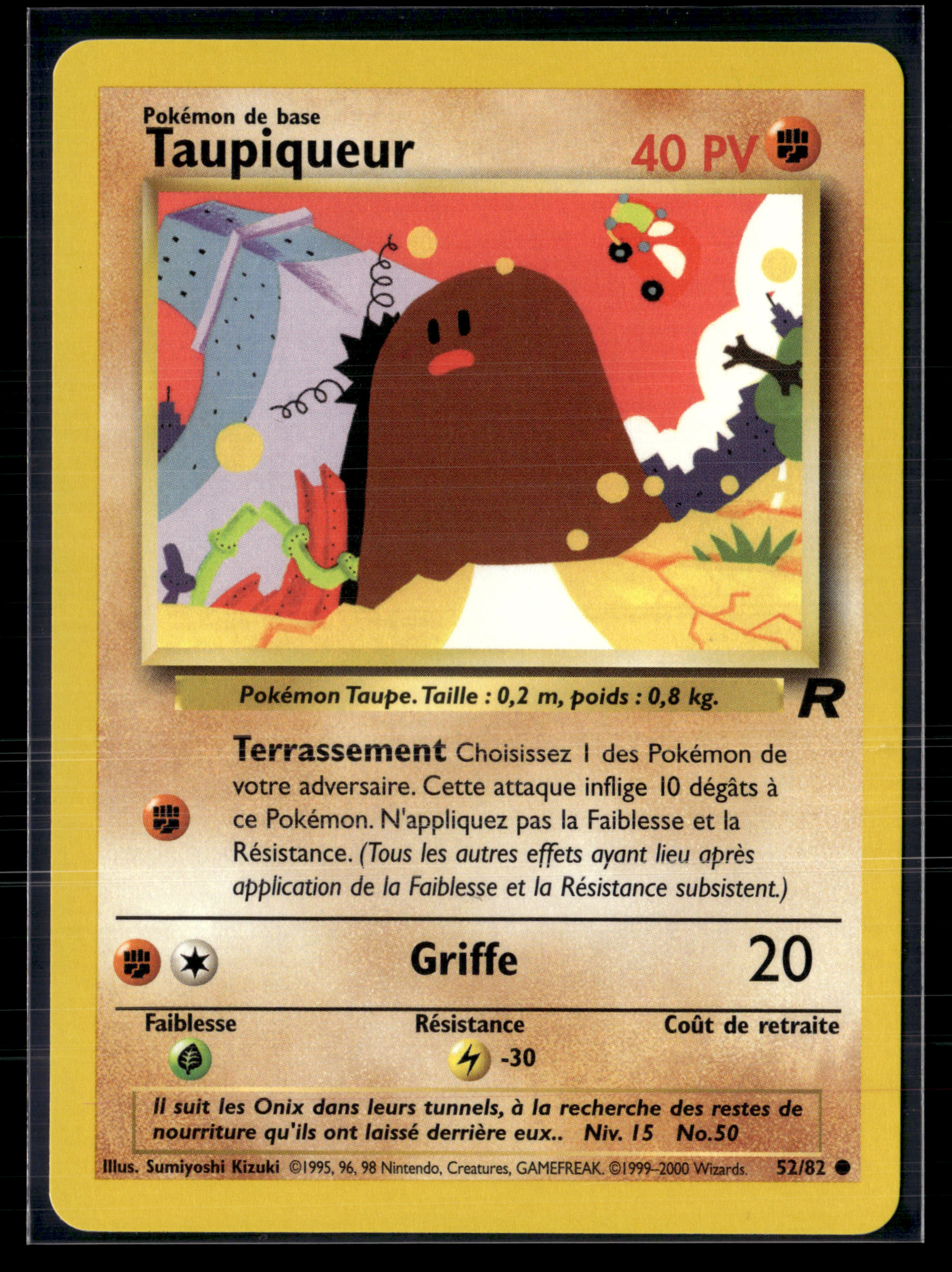 Taupiqueur 52/82 - Team Rocket - NM