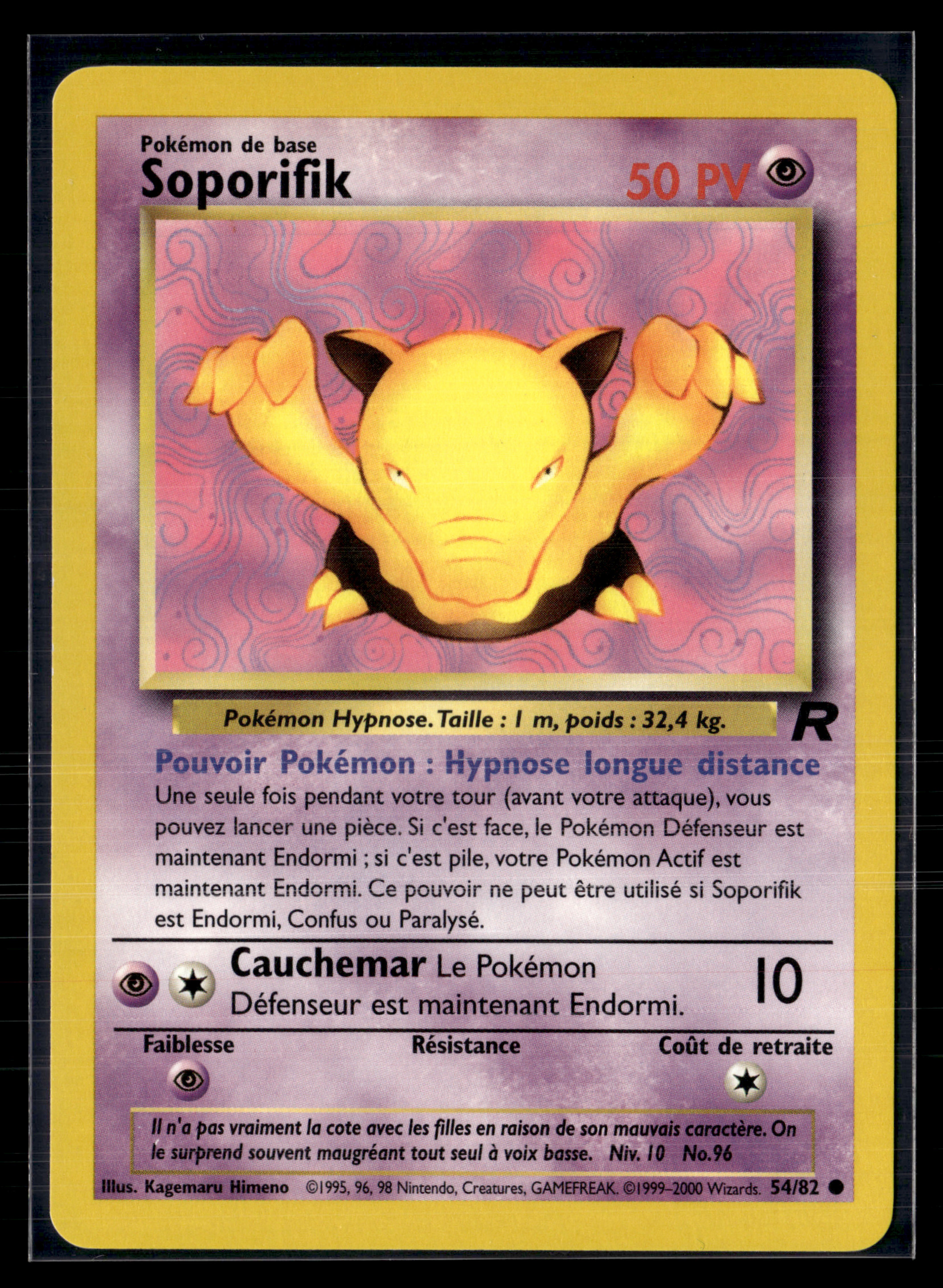 Soporifik 54/82 - Team Rocket - NM