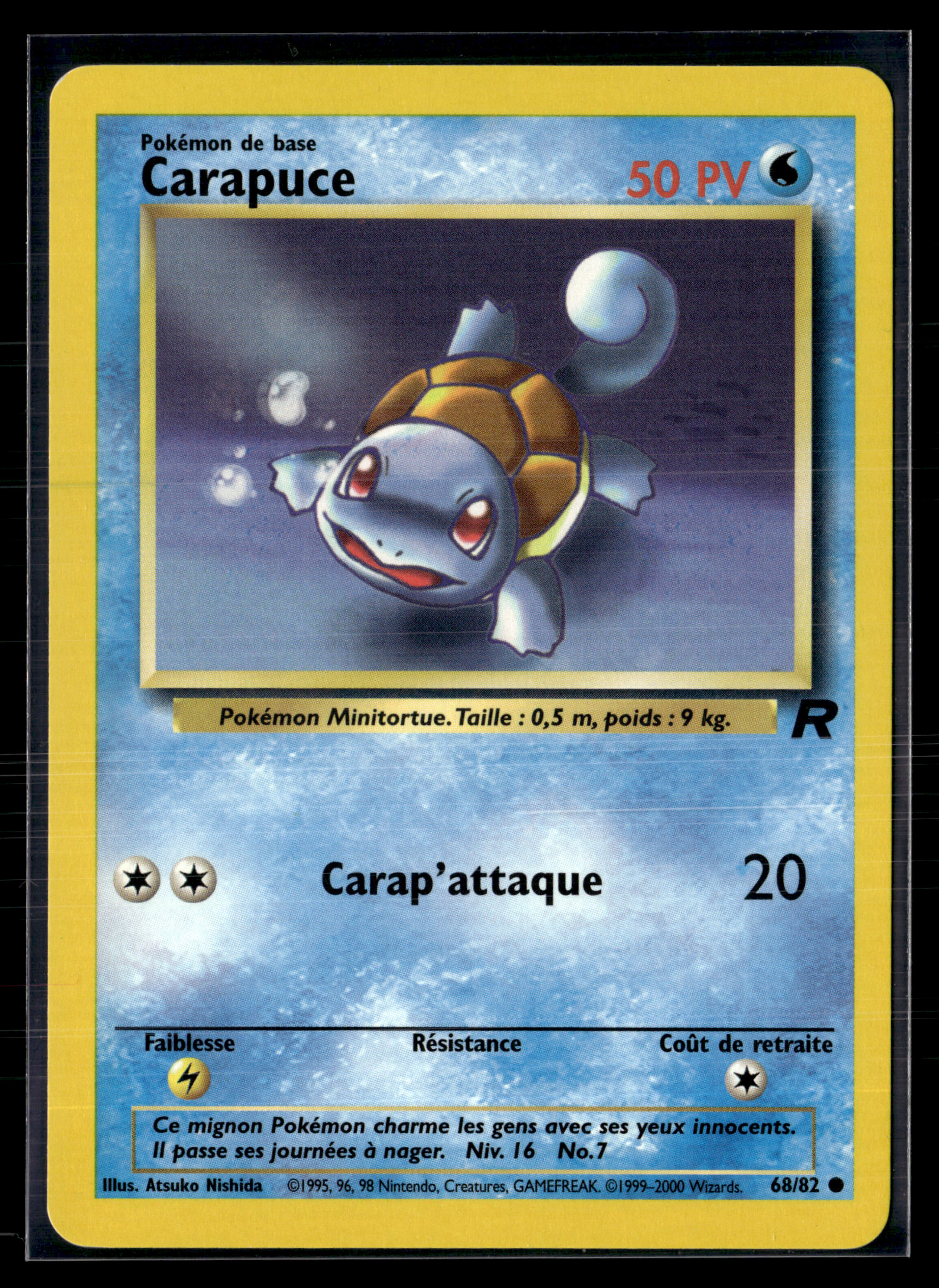Carapuce 68/82 - Team Rocket - NM