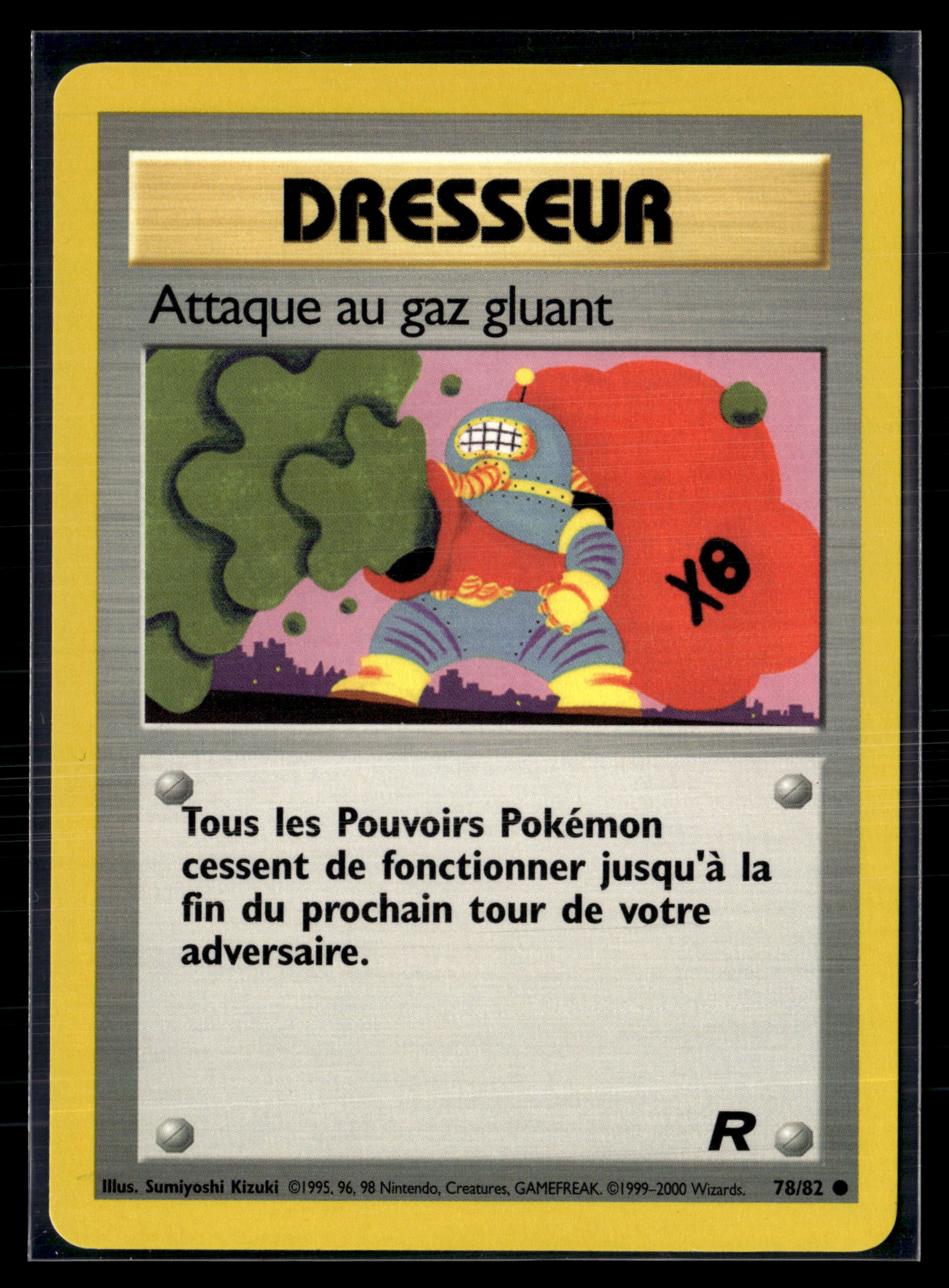 Attaque au gaz gluant 78/82 - Team Rocket - NM