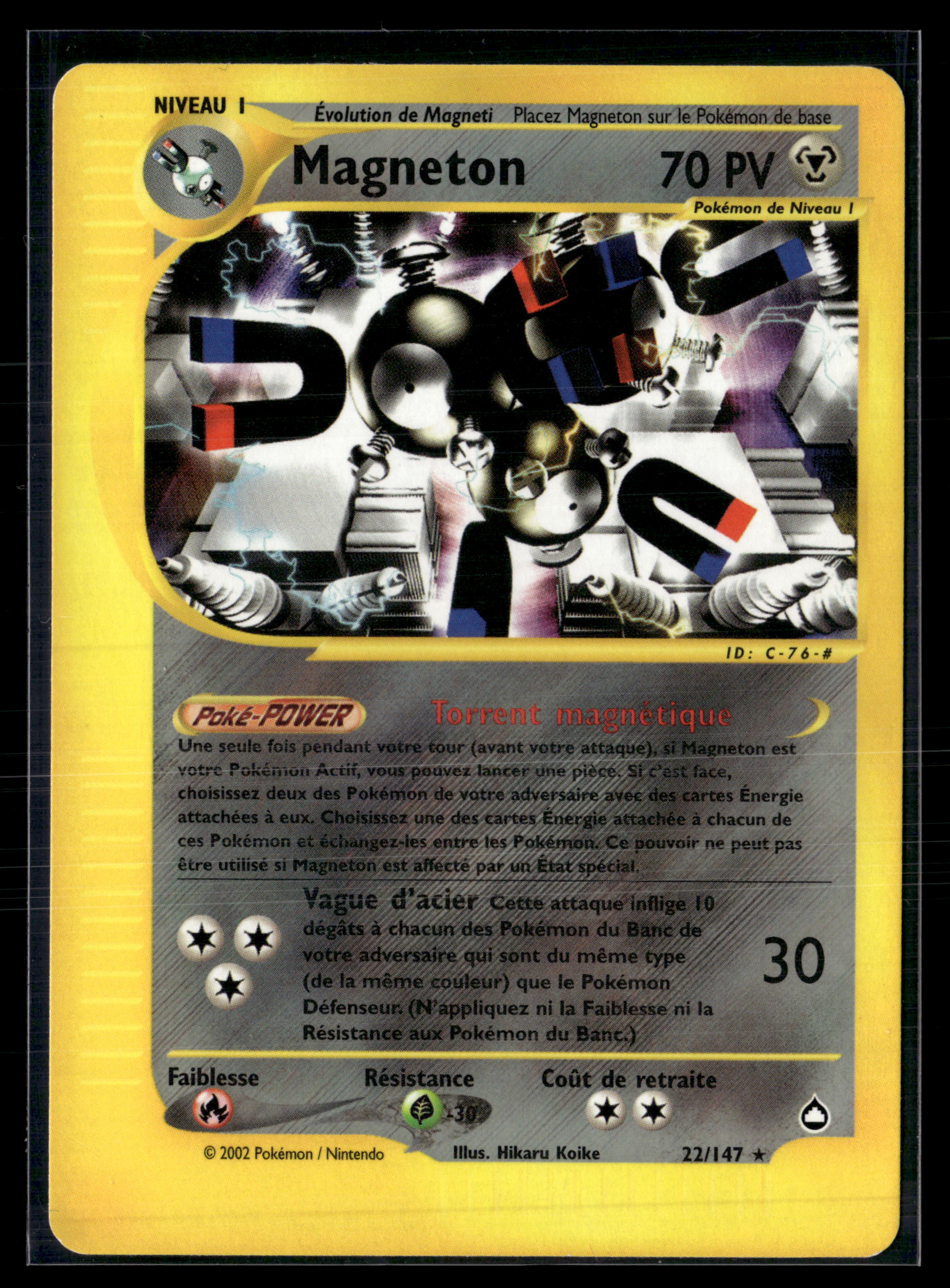 Magnéton 22/147 - Aquapolis - NM