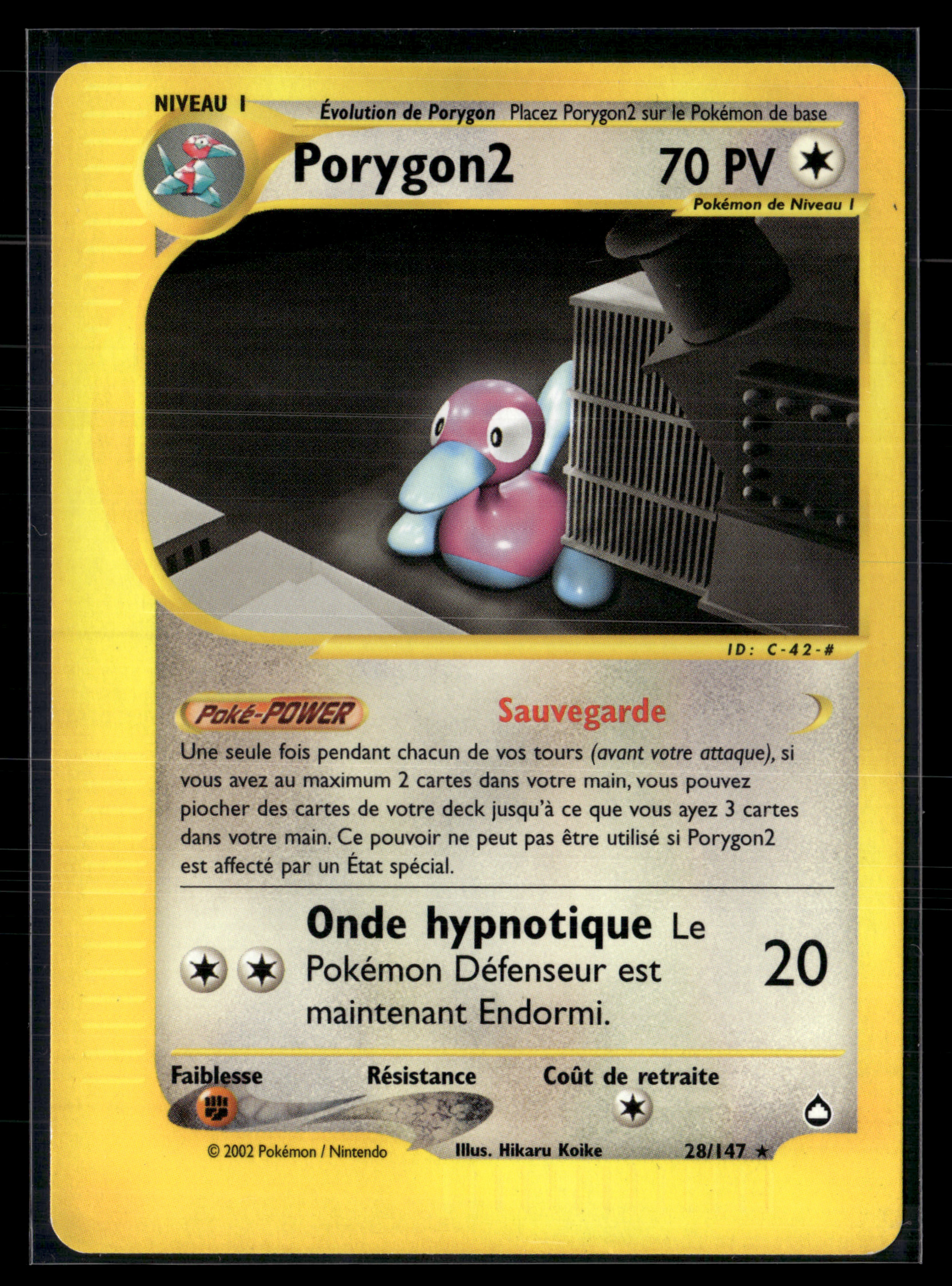 Porygon2 28/147 - Aquapolis - NM