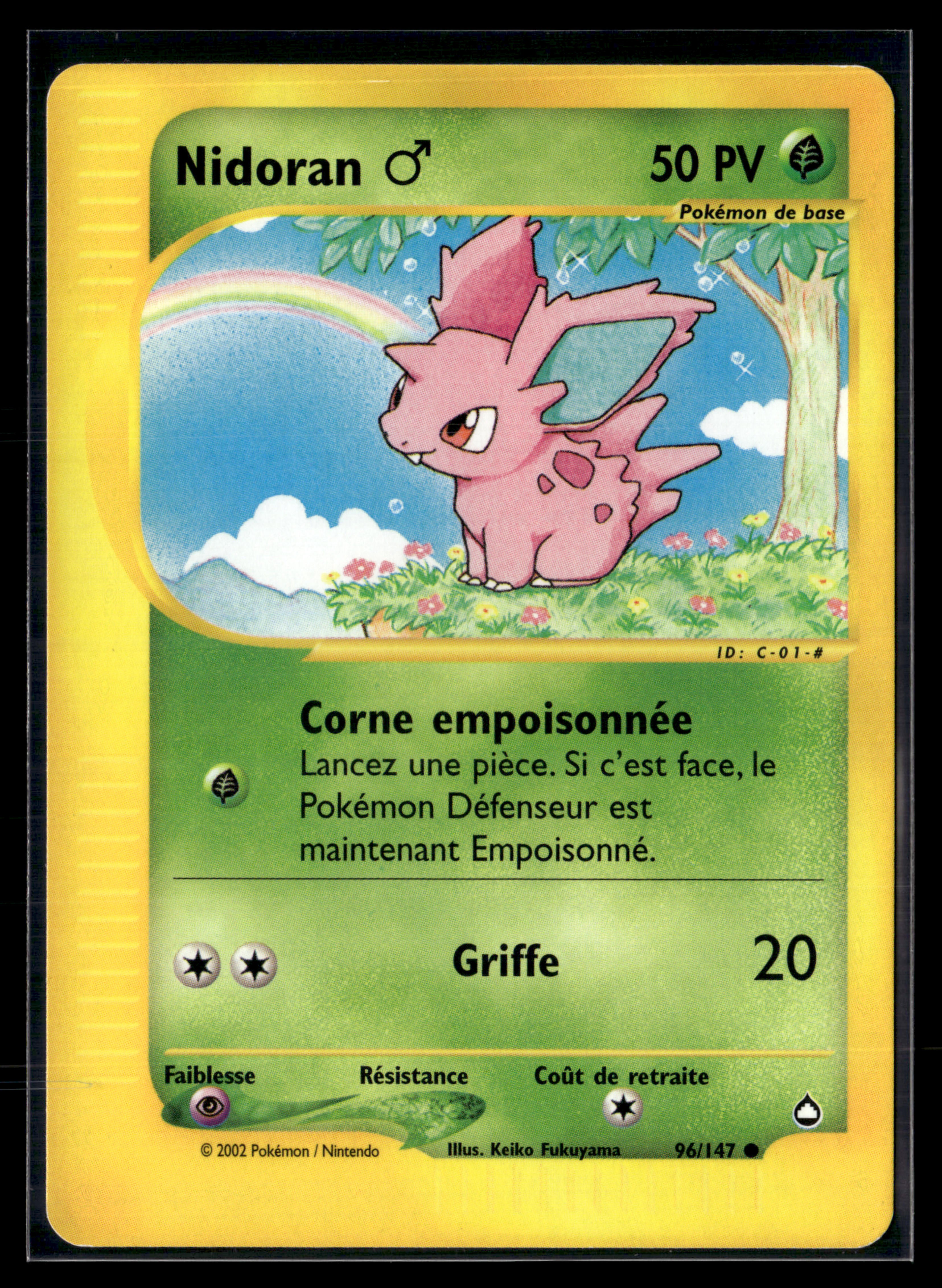 Nidoran ♂ 96/147 - Aquapolis - NM