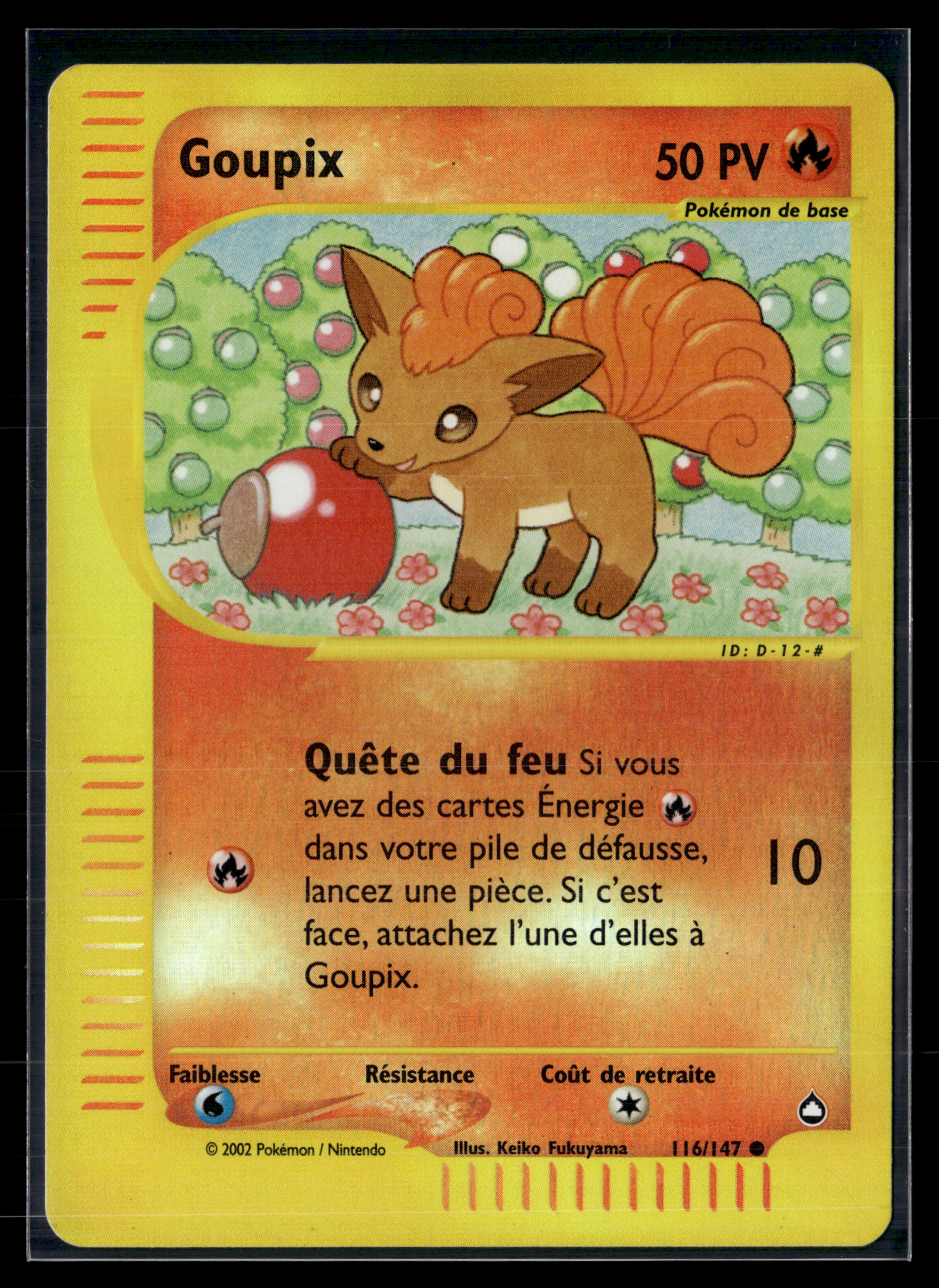 Goupix 116/147 ( reverse ) - Aquapolis - NM