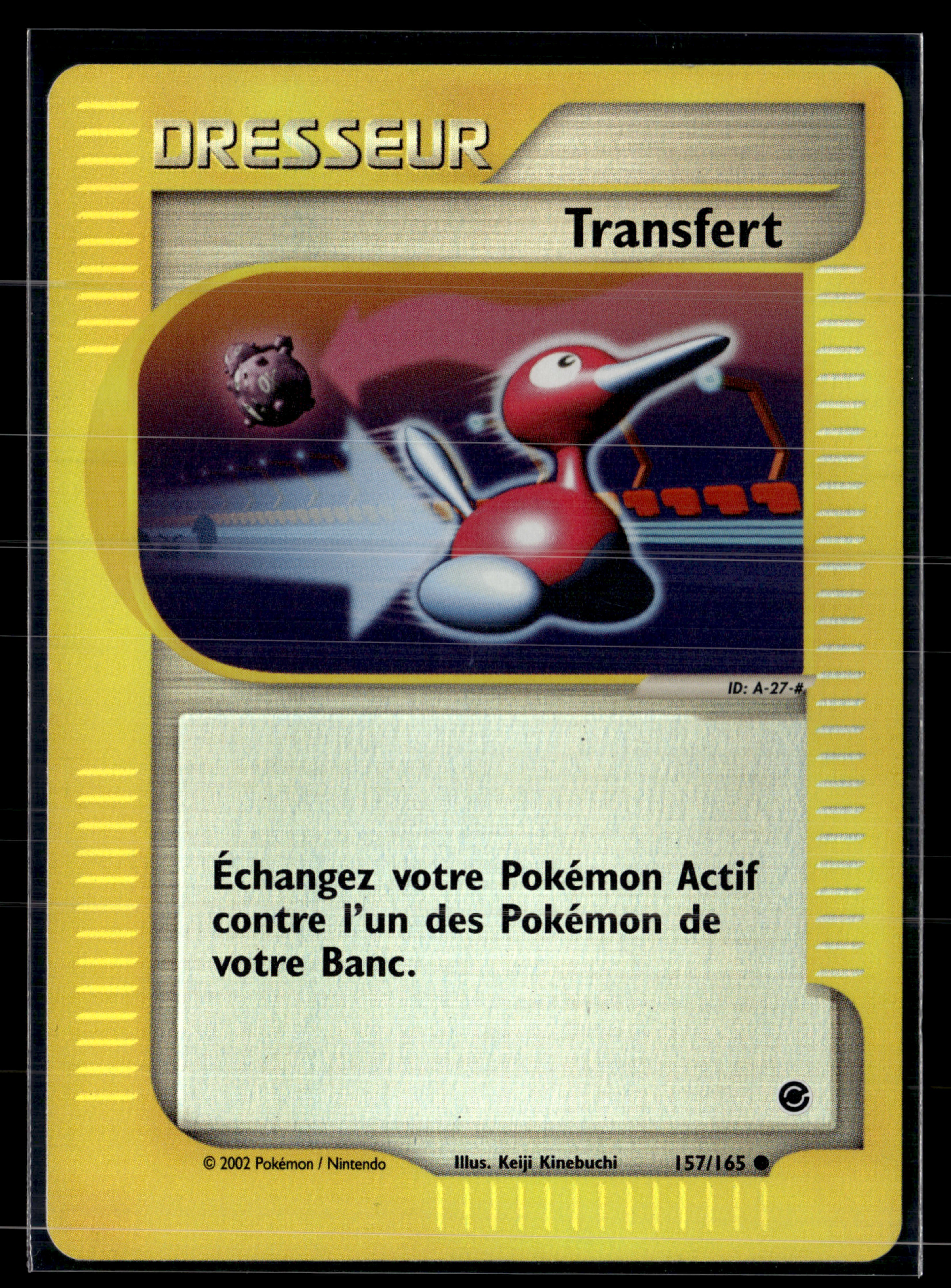 Transfert 157/165 reverse - Expédition - EXC+