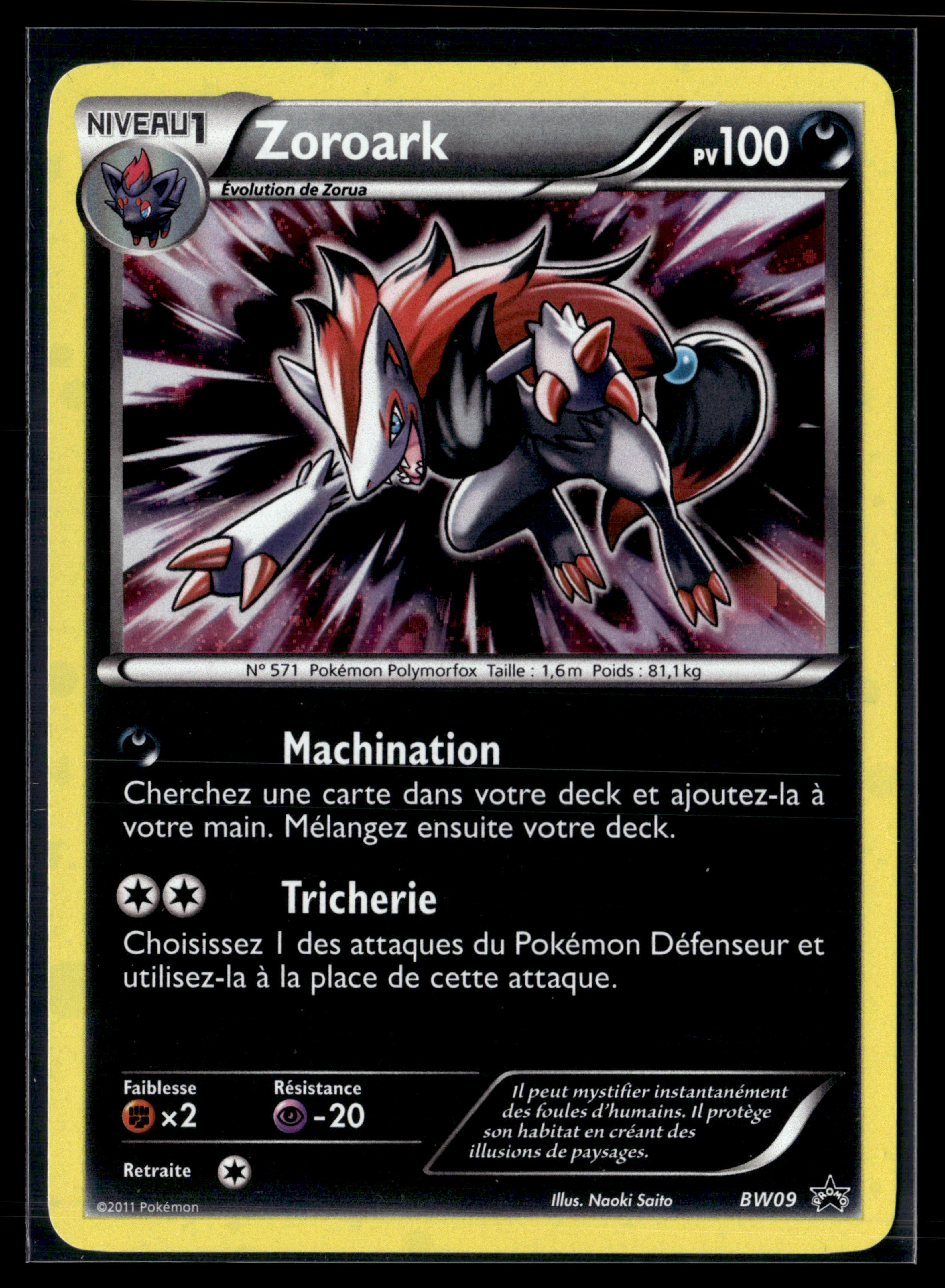 Zoroark bw09 – NM #3