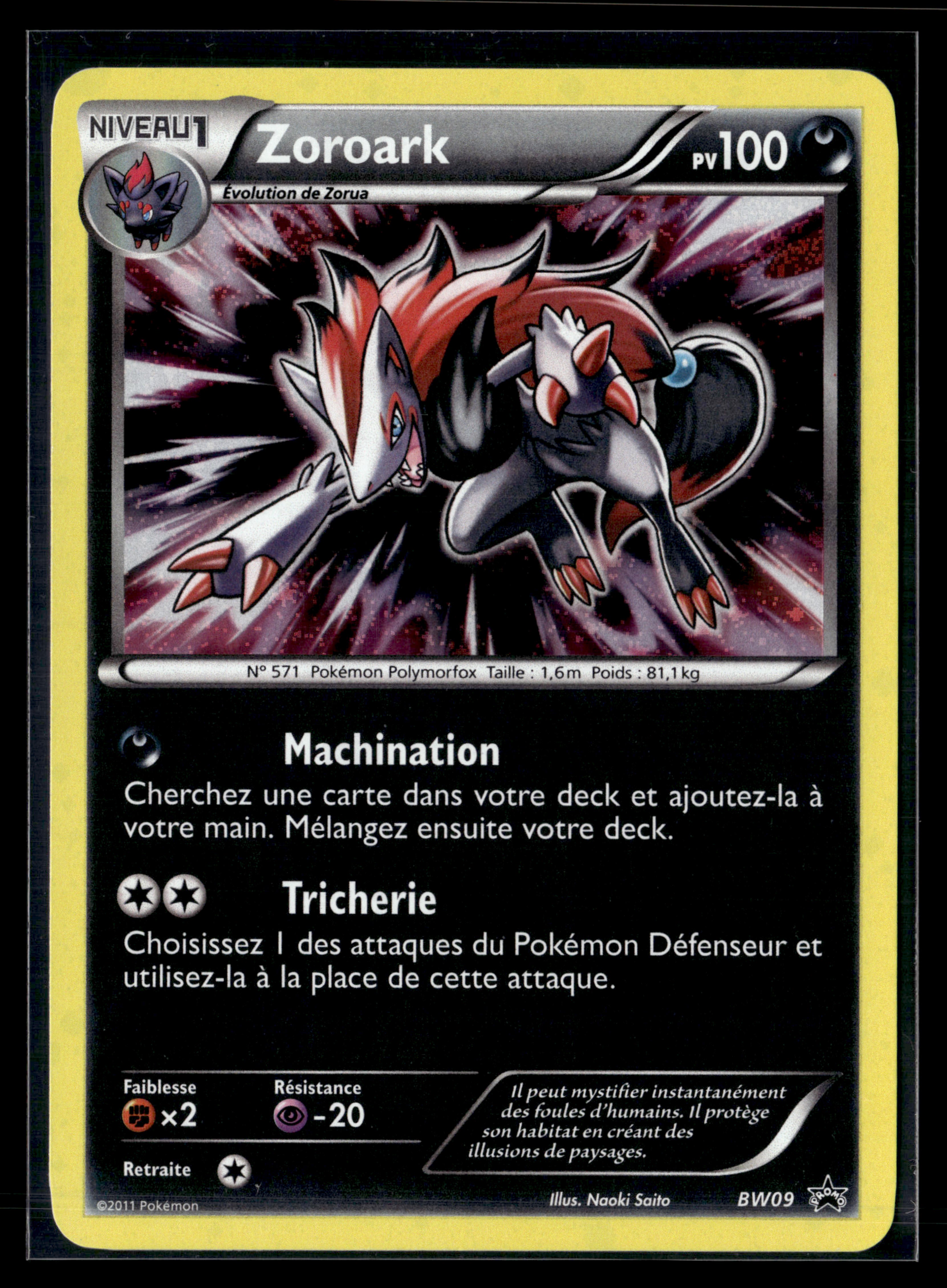 Zoroark BW09 – NM