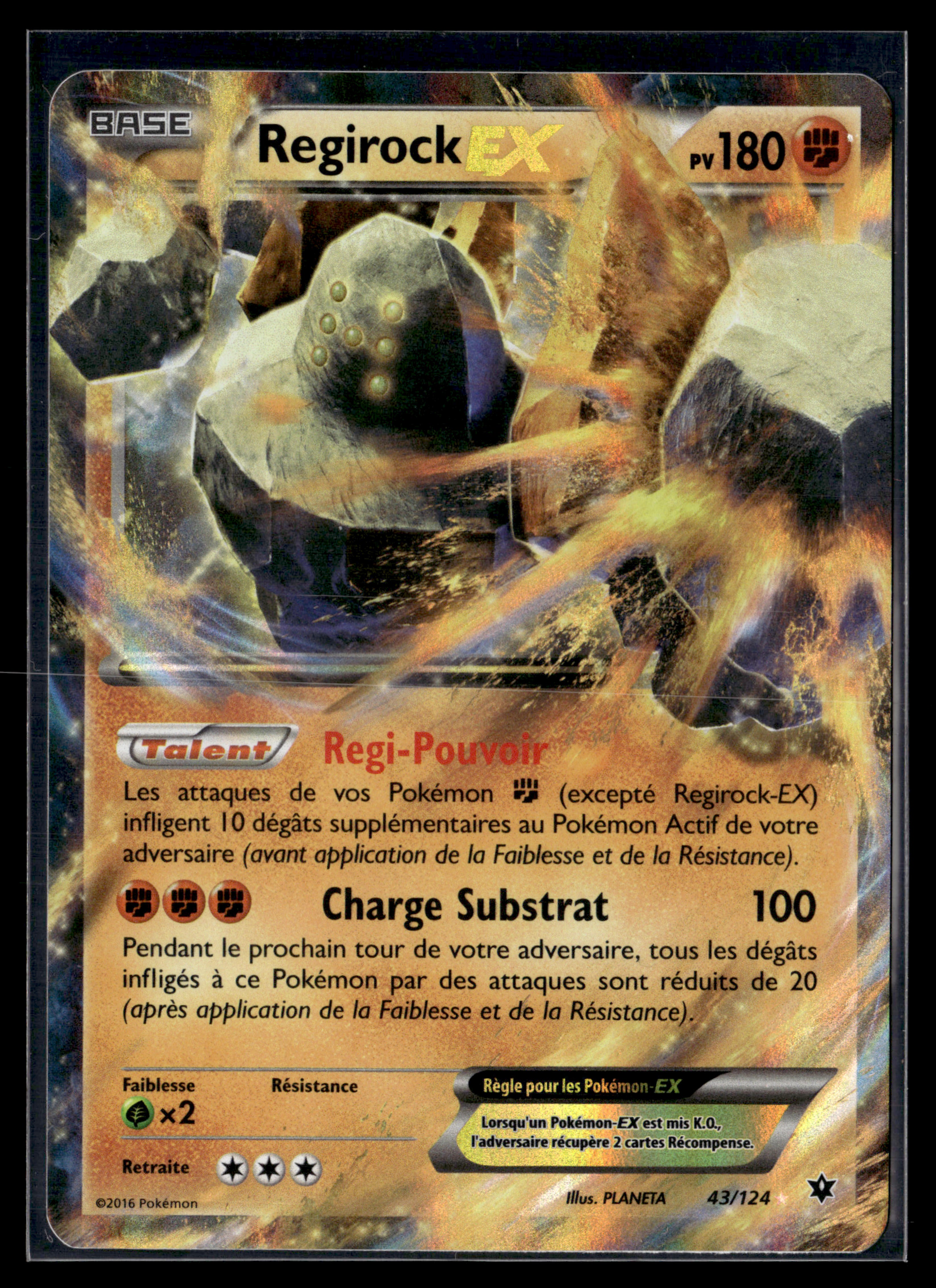 Regirock EX 43/124 – Impact des Destins - MINT