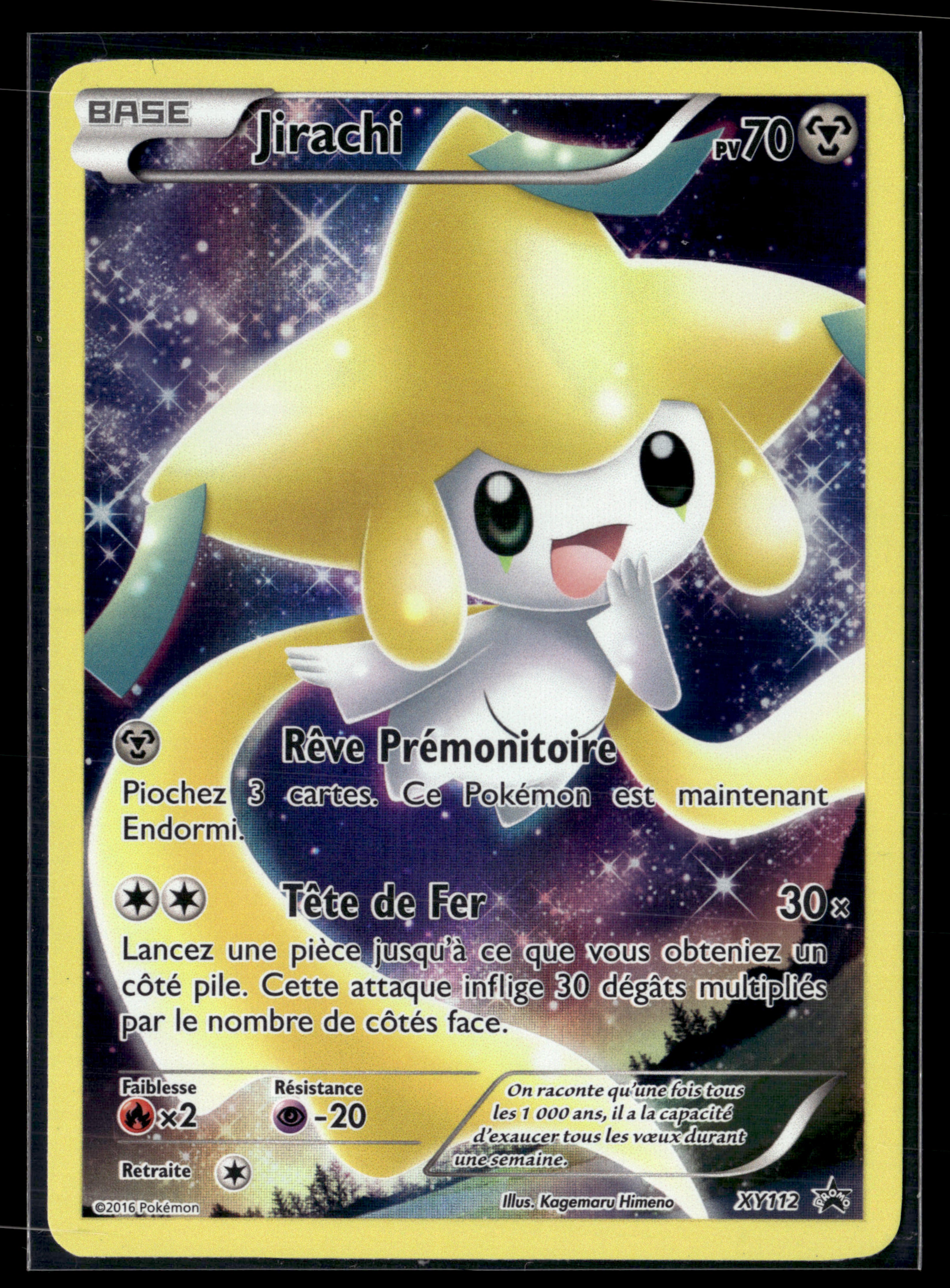 Jirachi XY112 promo Black star – EXC+