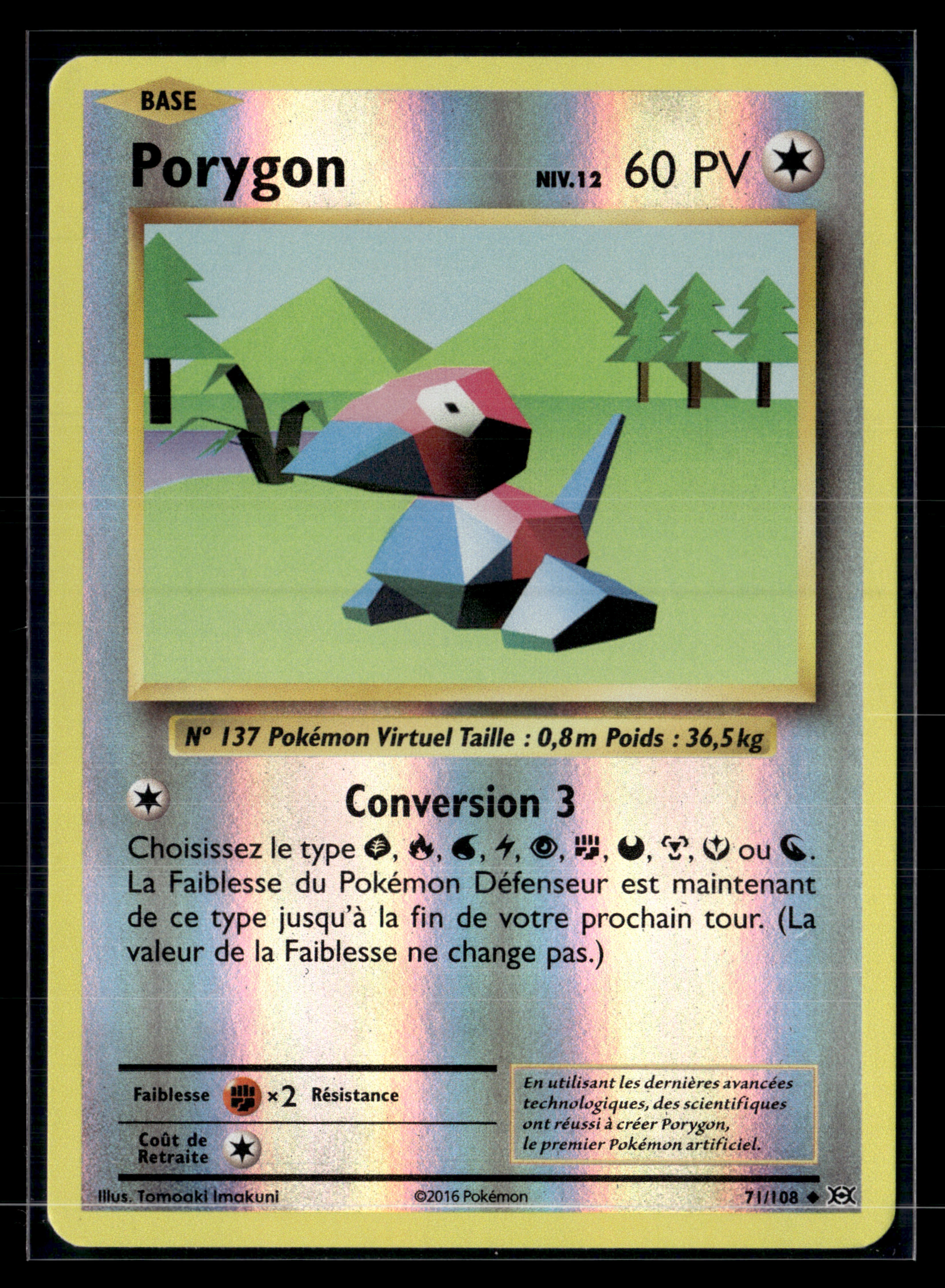 Porygon 71/108 XY évolutions – NM