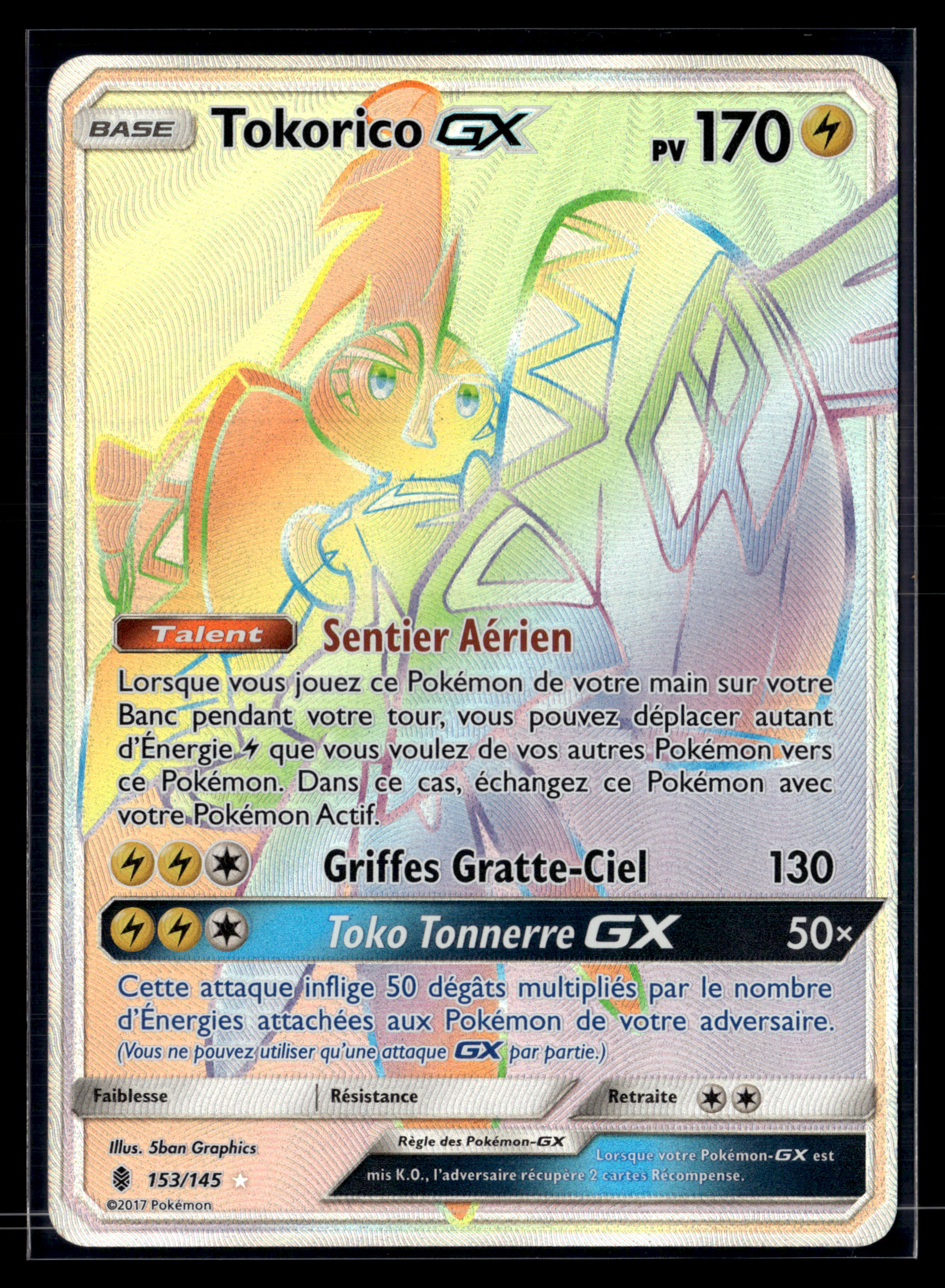 Tokorico GX 153/145 Gardiens Ascendants- NM