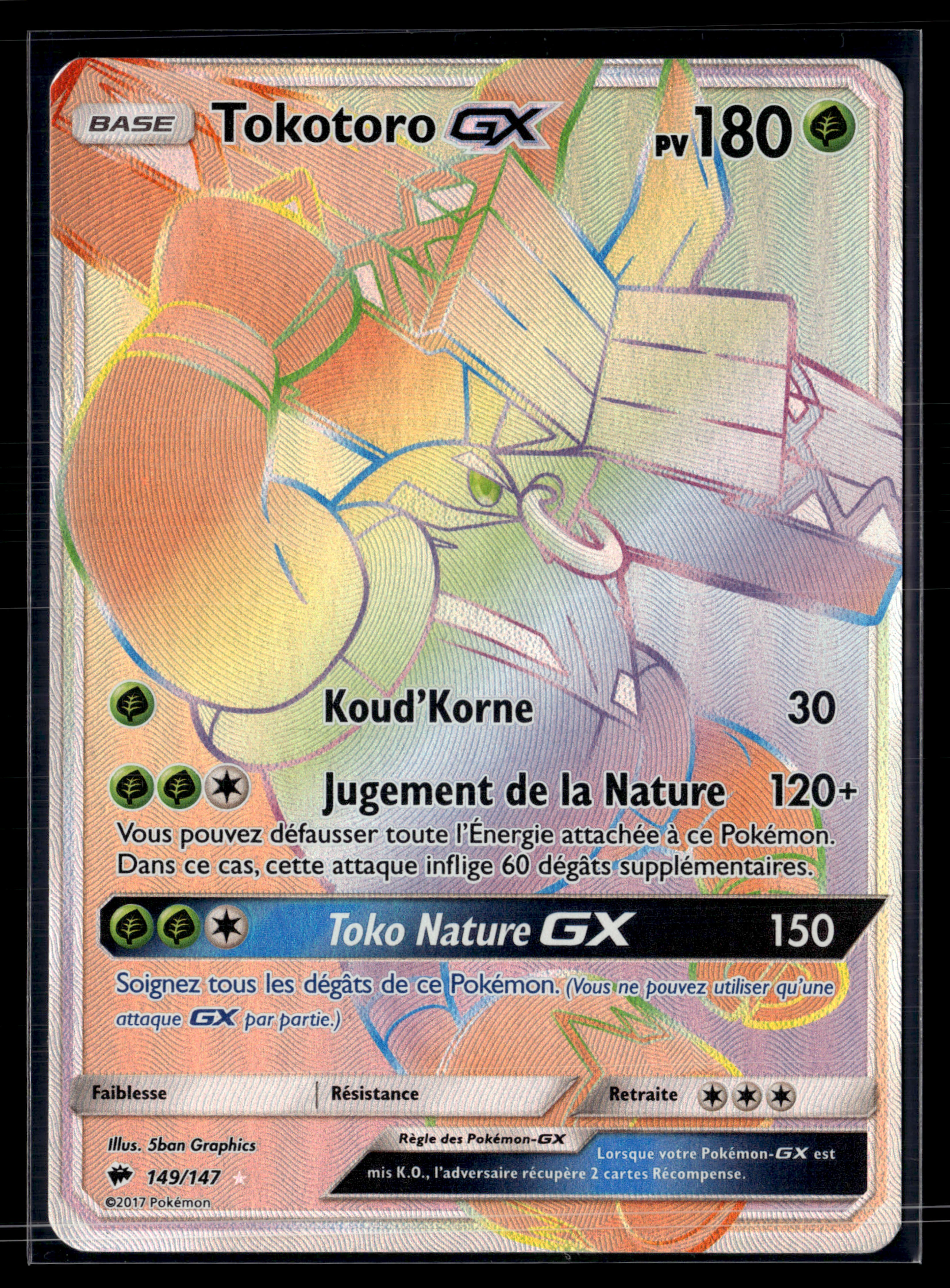 Tokotoro GX 149/147 Ombres ardentes – NM