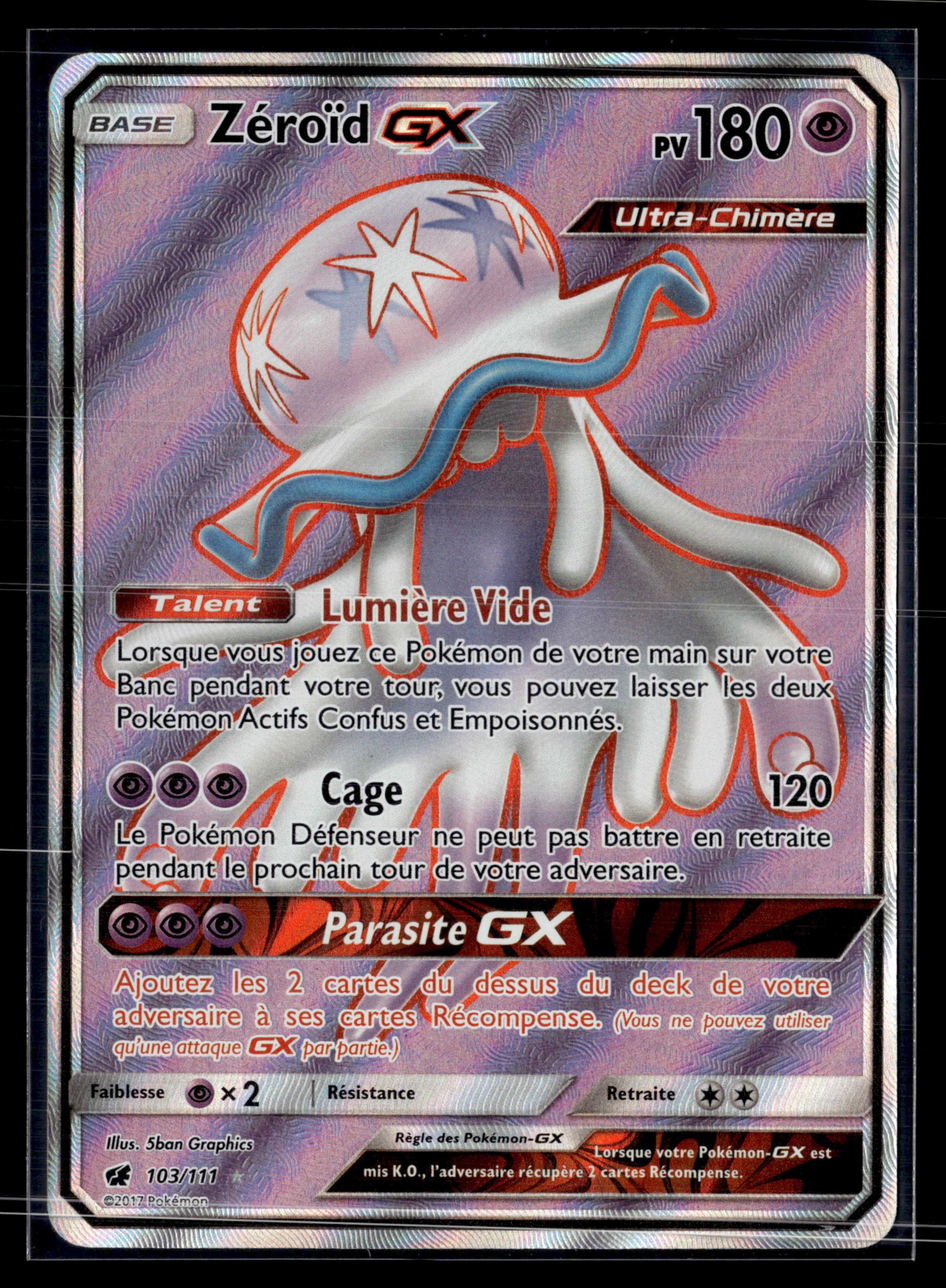 Zeroïd GX 103/111 - Invasion Carmin - MINT