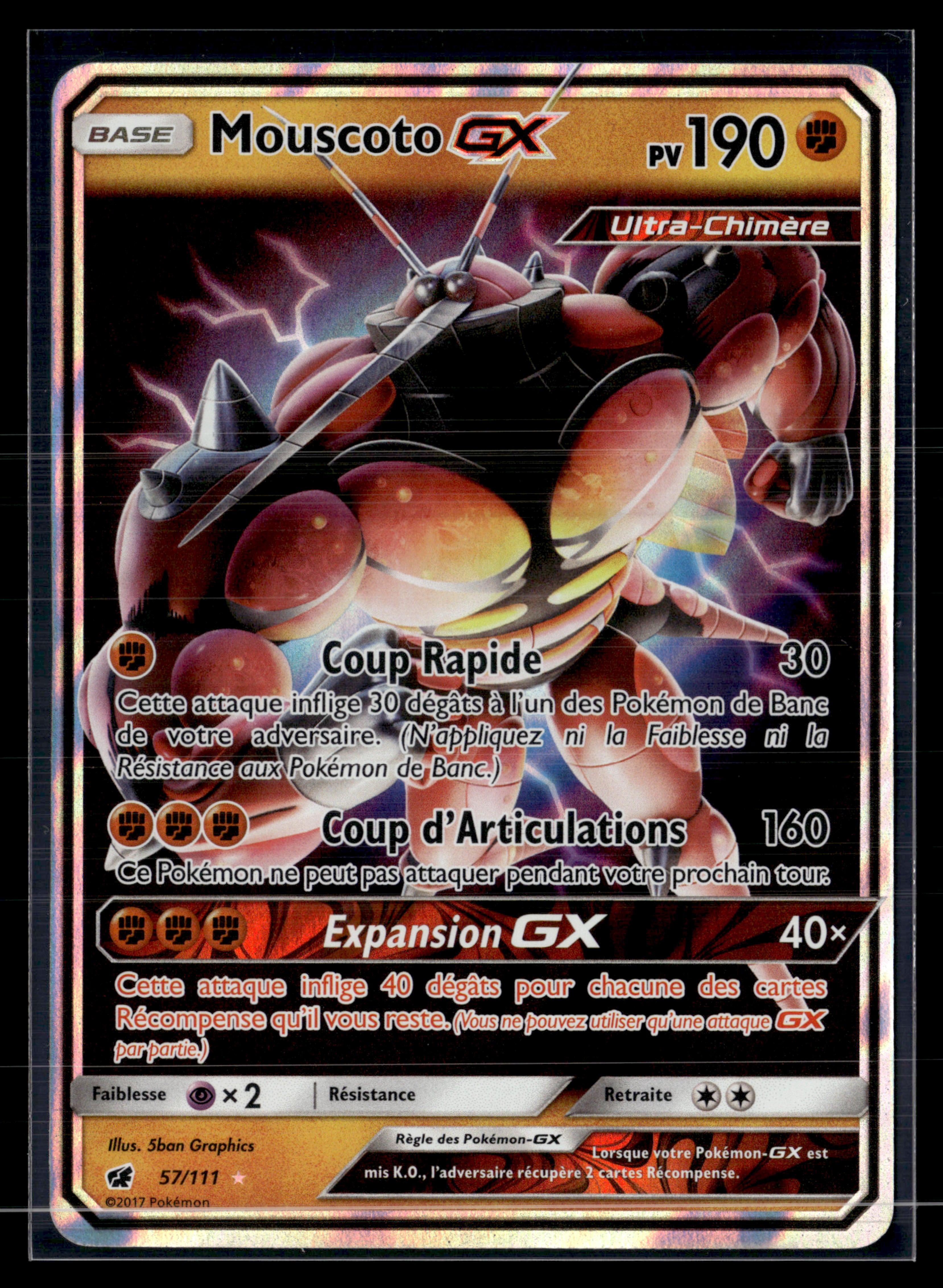 Mouscoto GX 57/111 Invasion carmin – NM