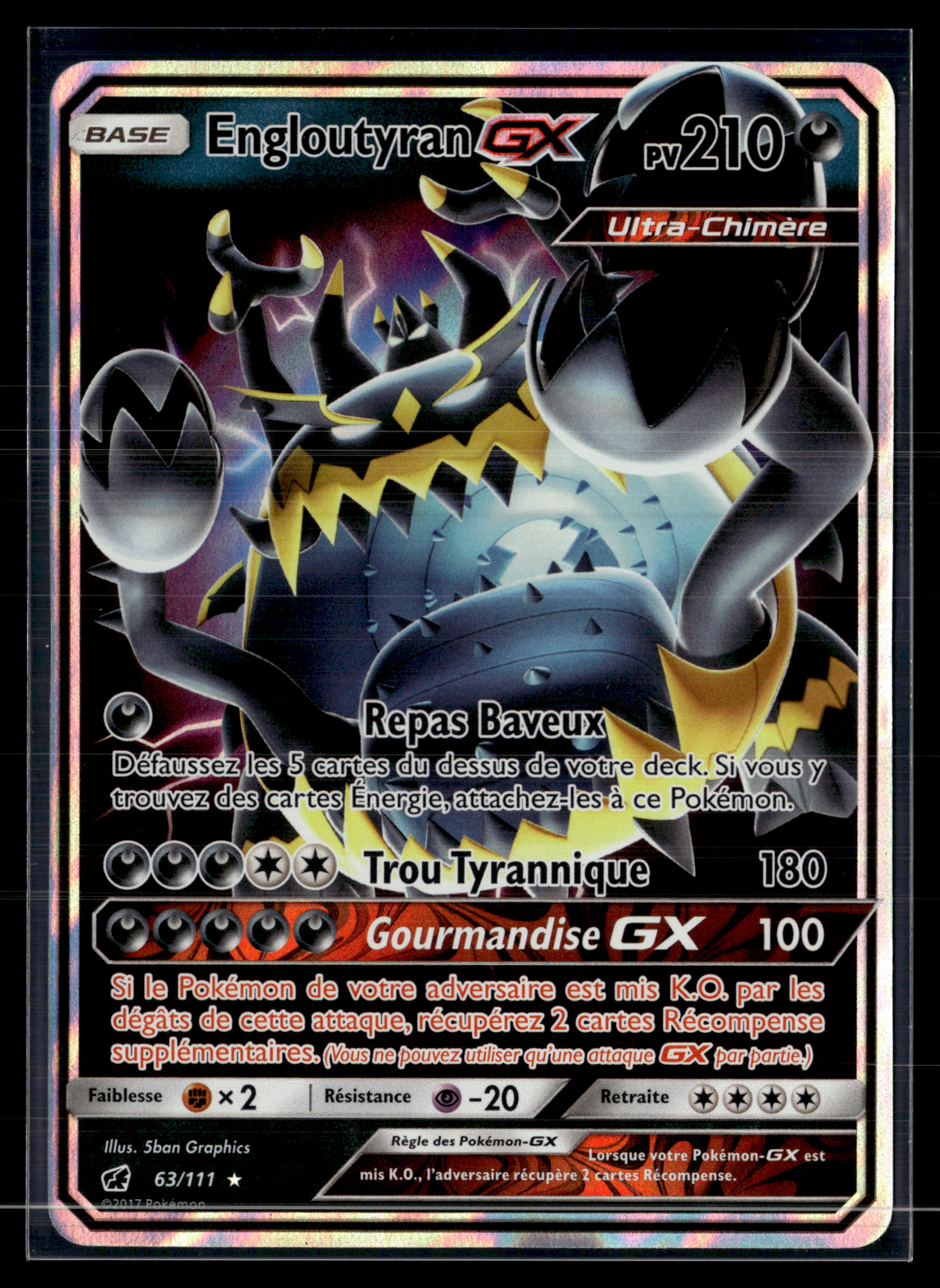 Engloutyran GX 63/111 Invasion carmin – NM