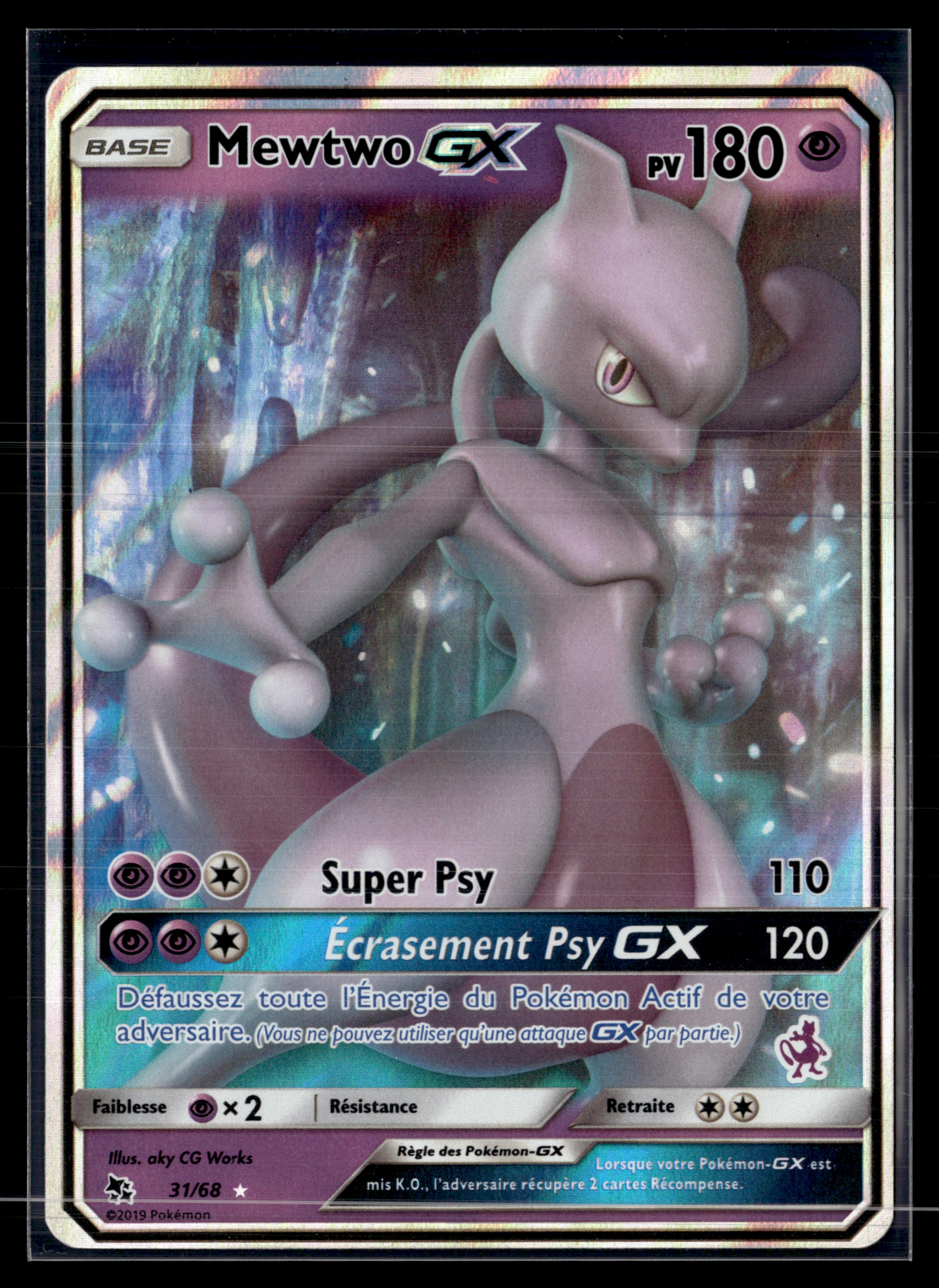 Mewtwo GX (1) 31/68 - Destinées Occultes - NM