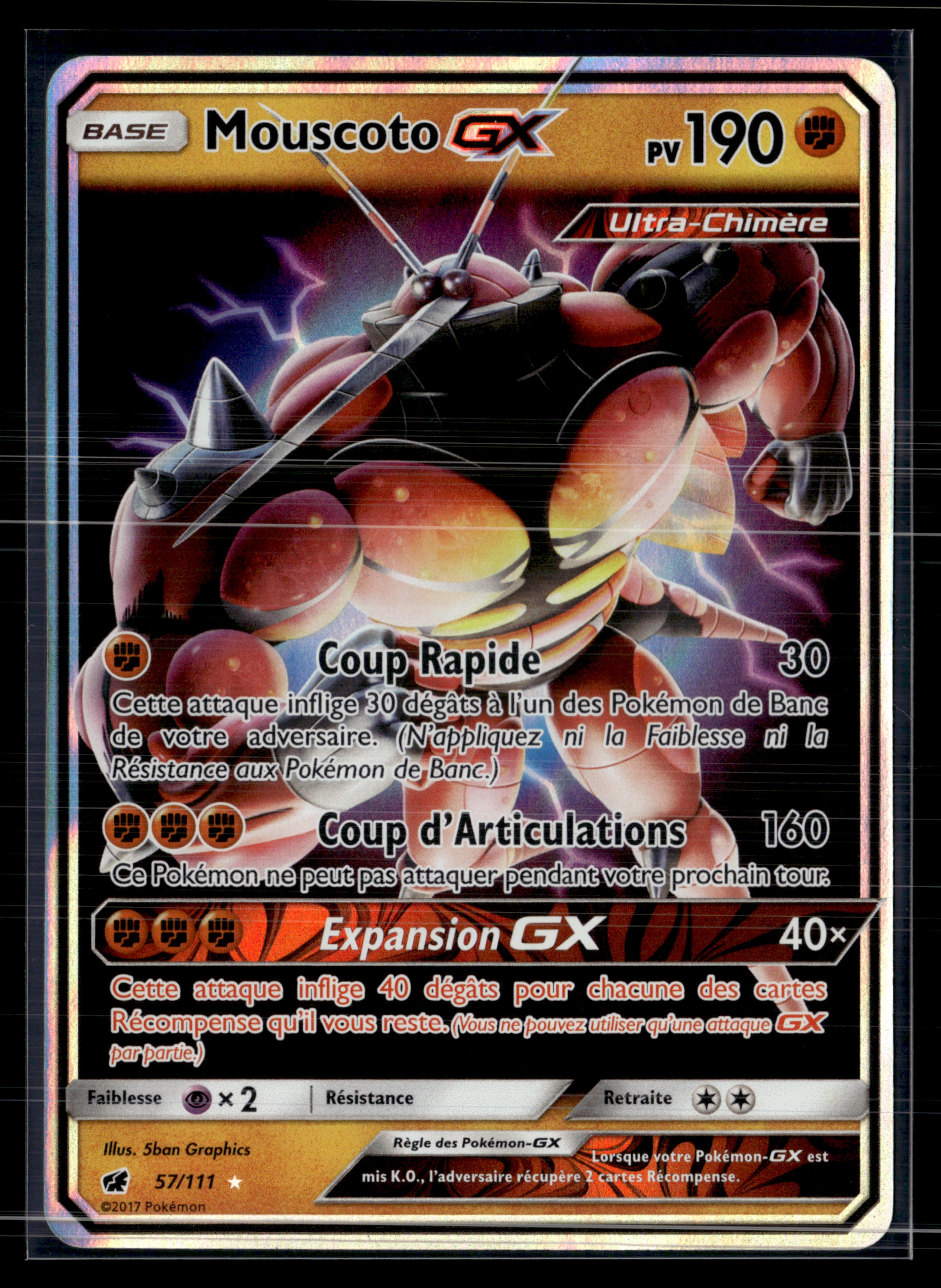 Mouscoto GX 57/111 - Invasion Carmin -Mint